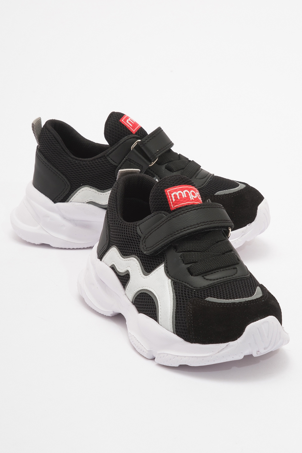Erkek Çocuk Siyah Hakiki Deri Günlük Spor Ayakkabı - Görsel 3