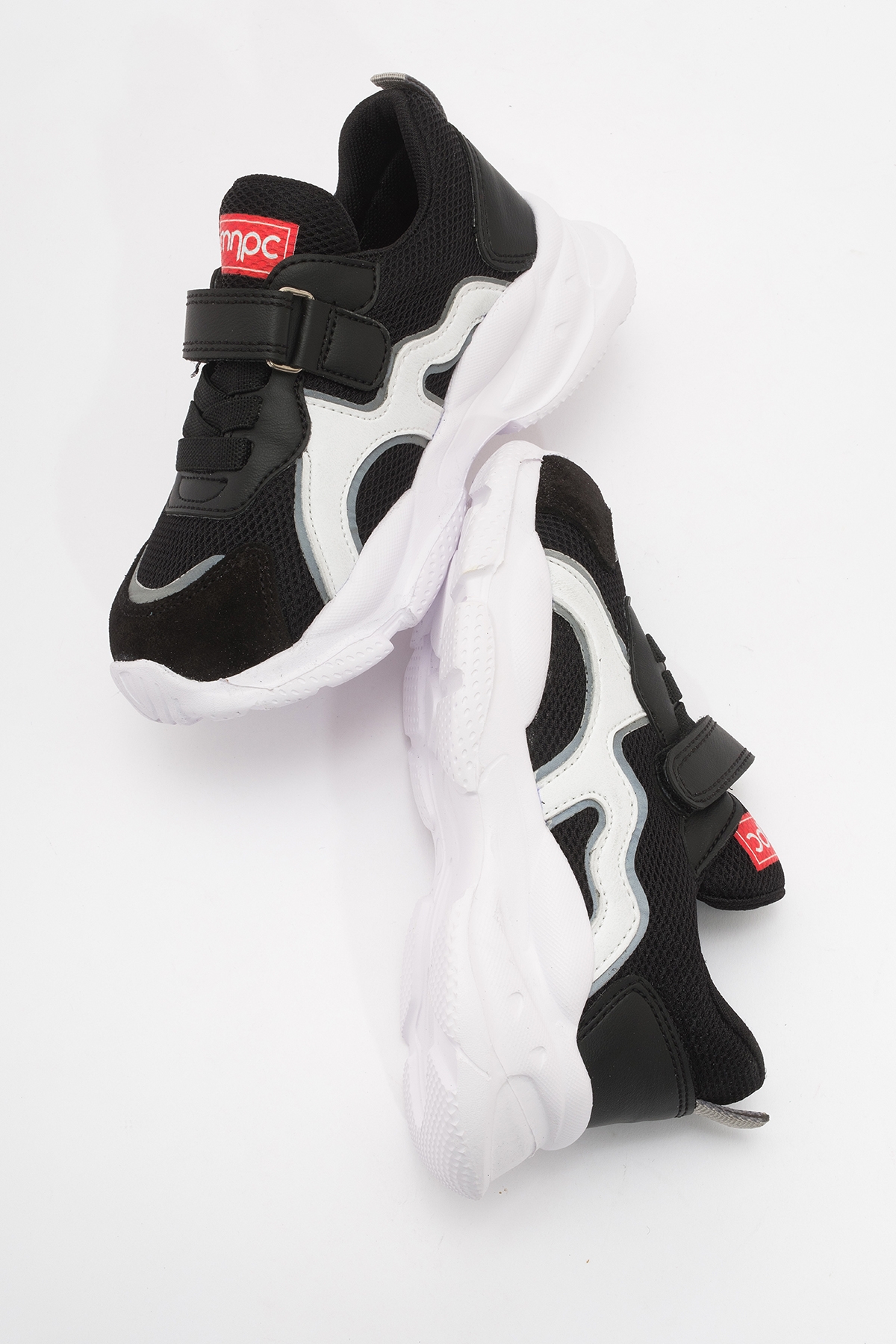 Erkek Çocuk Siyah Hakiki Deri Günlük Spor Ayakkabı - Görsel 5