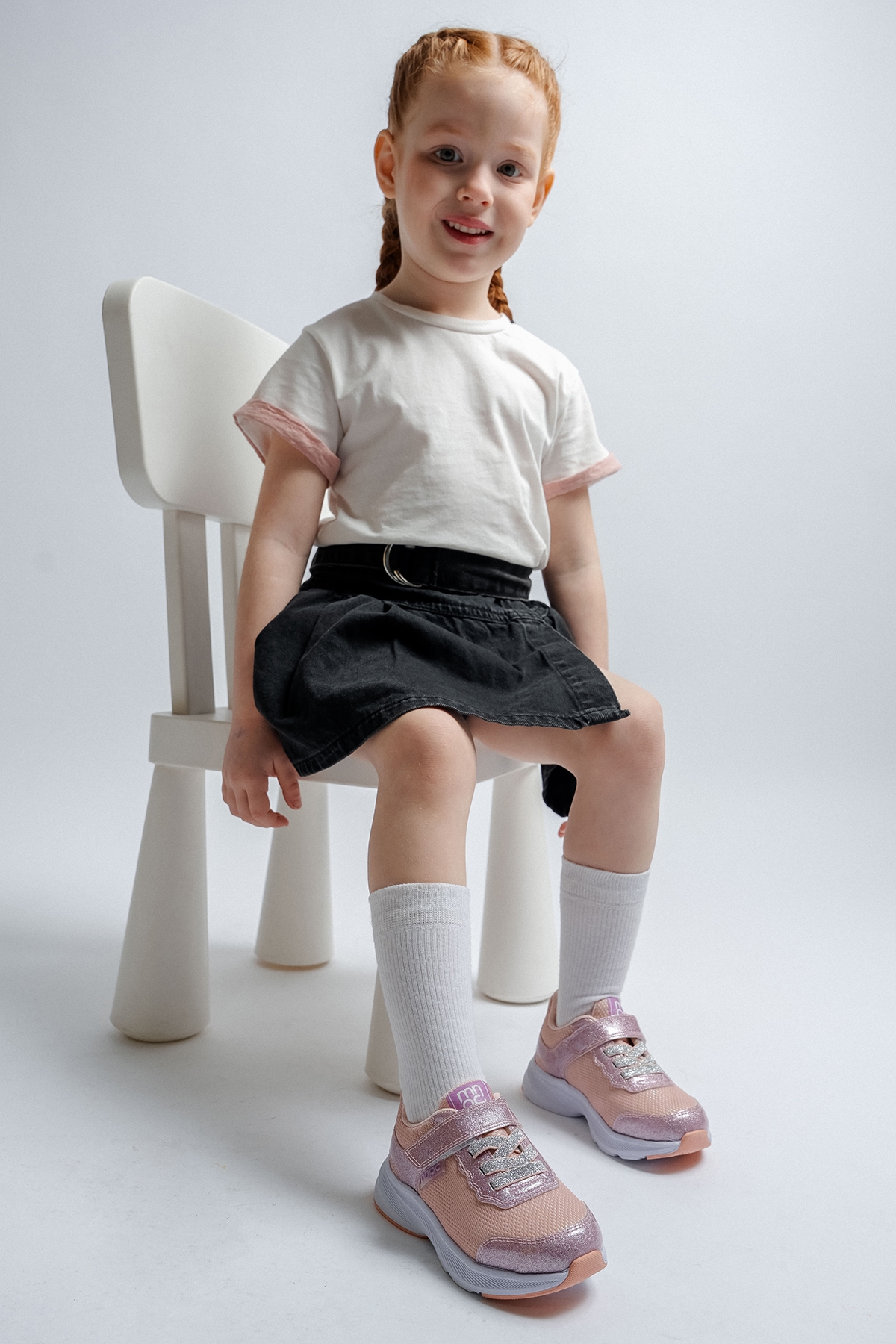 Kız Çocuk Pembe Günlük Spor Ayakkabı - Görsel 2