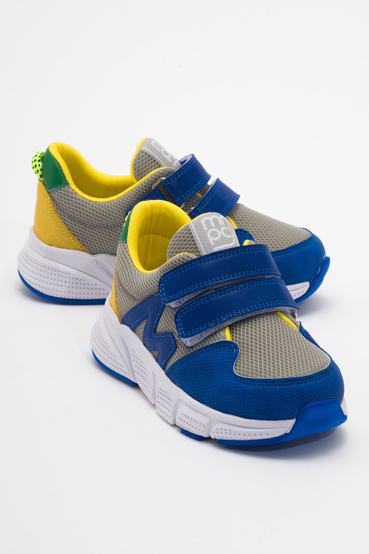 Erkek Çocuk Saks-Sarı Spor Ayakkabı - Görsel 2