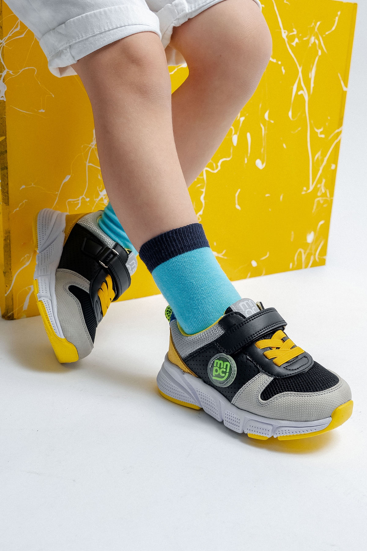 Erkek Çocuk Gri Günlük Spor Ayakkabı - Görsel 2
