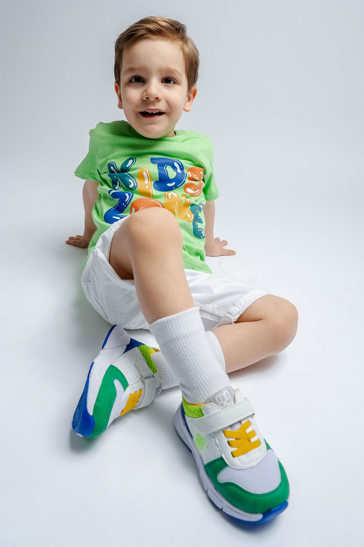 Erkek Çocuk Yeşil Günlük Spor Ayakkabı - Görsel 4