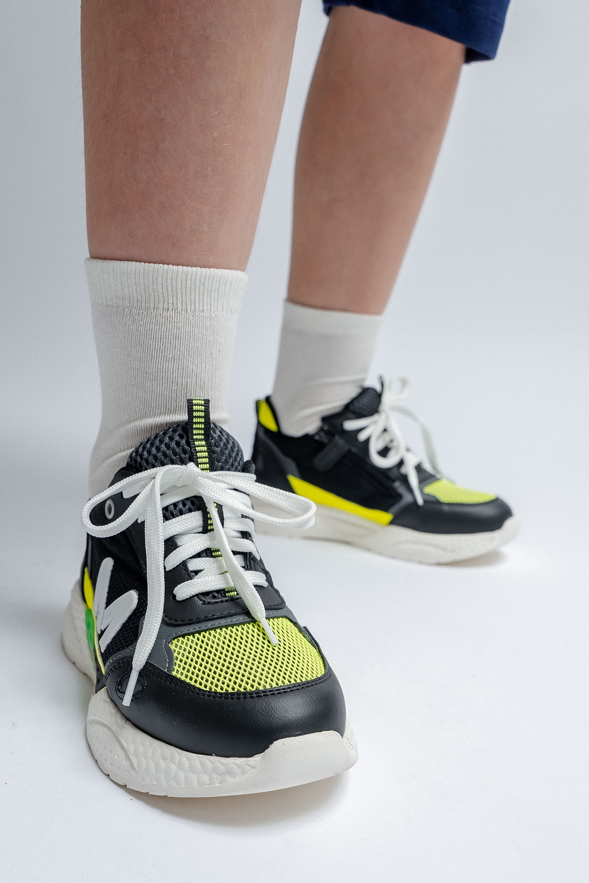 Erkek Çocuk Siyah Günlük Spor Ayakkabı - Görsel 5