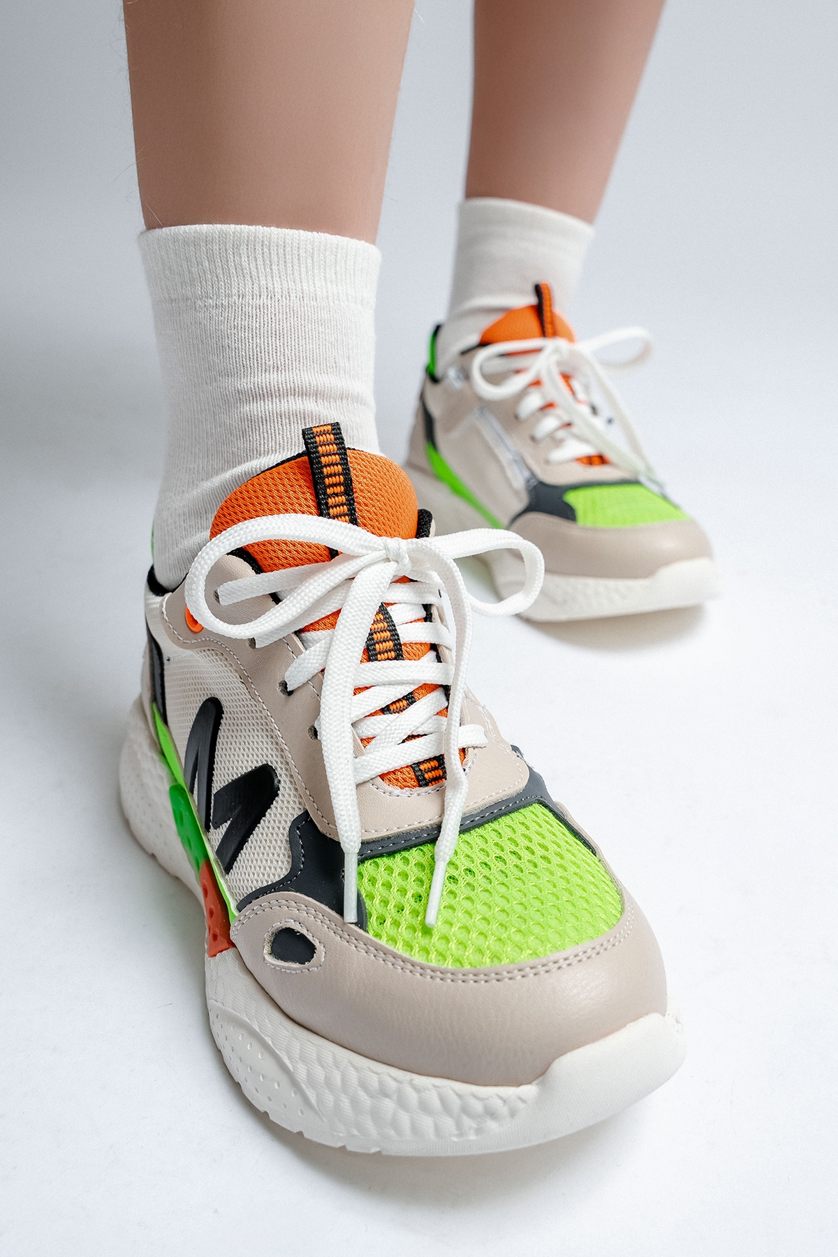 Erkek Çocuk Gri Günlük Spor Ayakkabı - Görsel 5