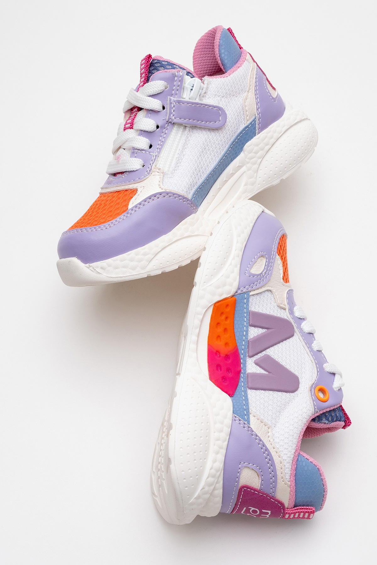 Kız Çocuk Lila Günlük Spor Ayakkabı - Görsel 5