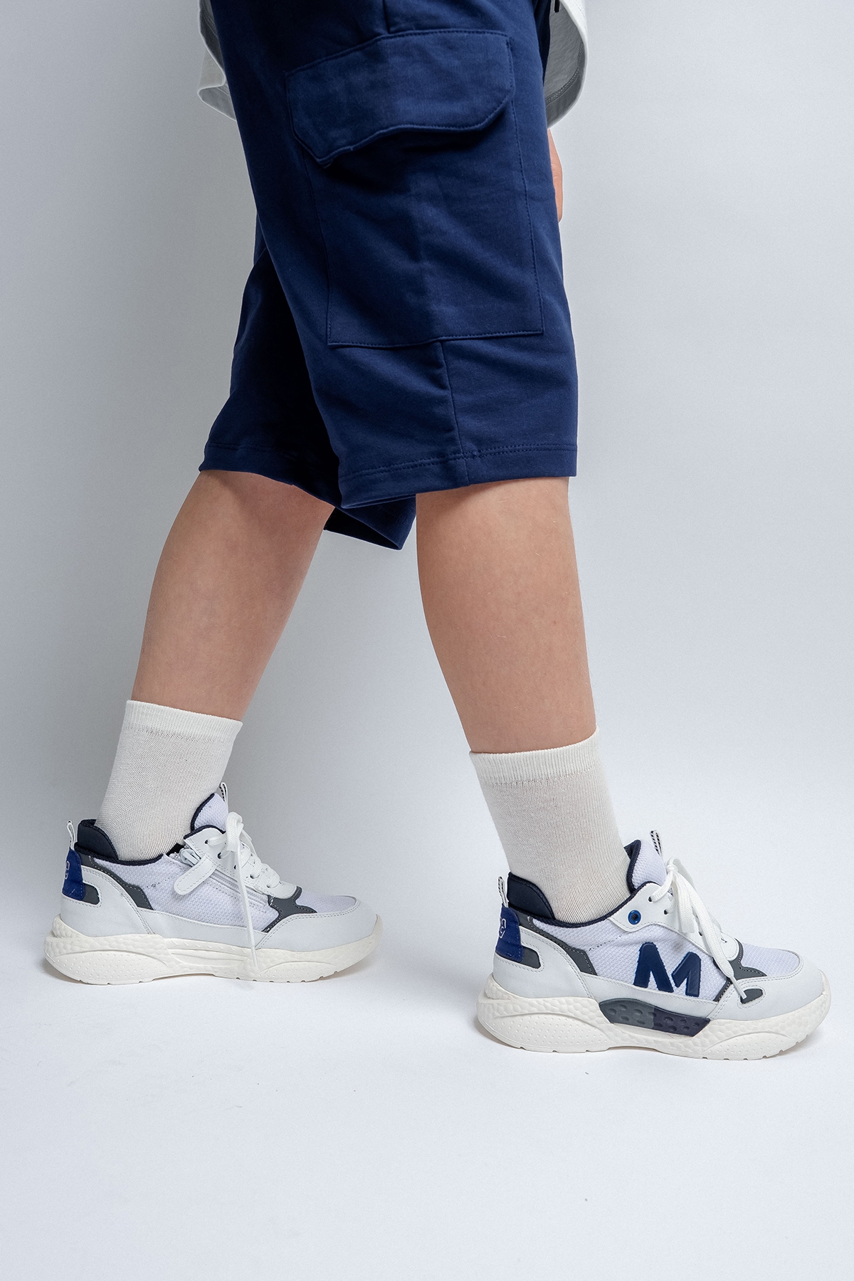 Erkek Çocuk Beyaz Günlük Spor Ayakkabı - Görsel 5