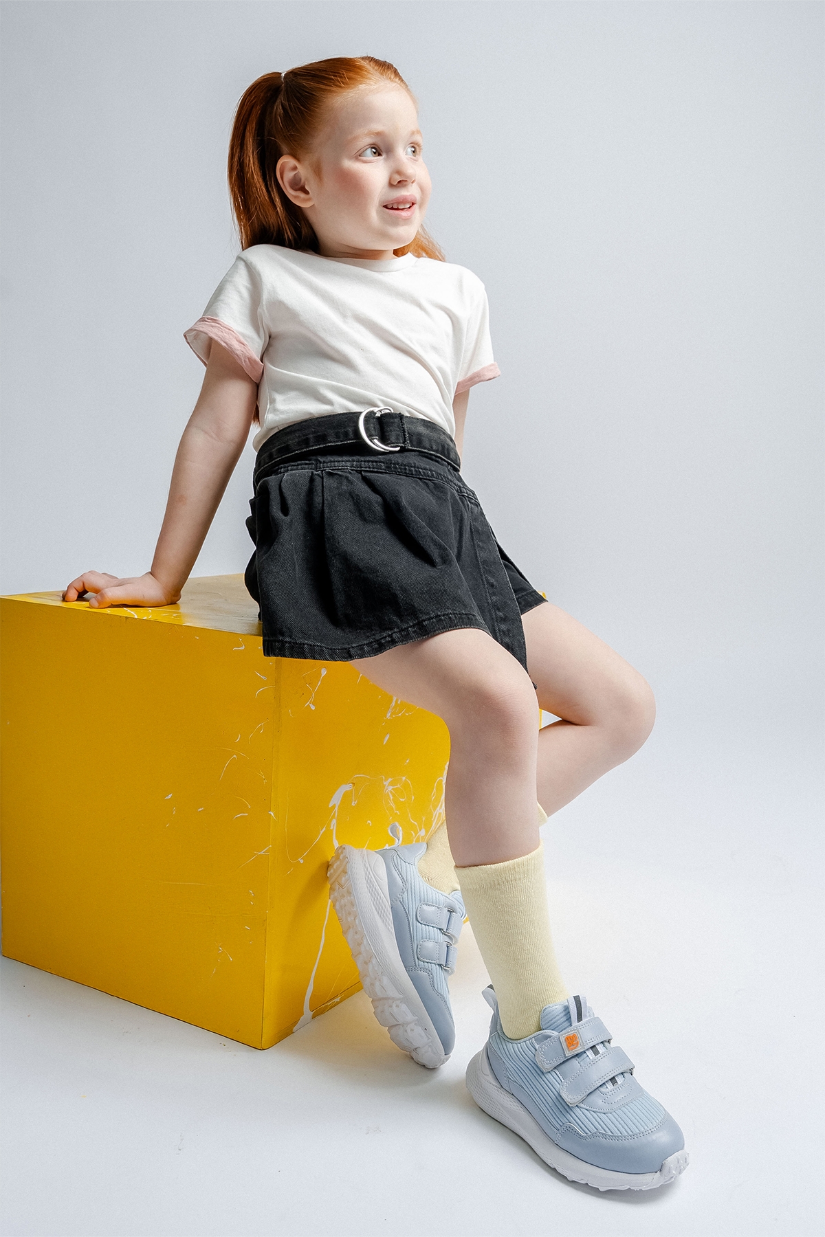 Kız Çocuk Mavi Günlük Spor Ayakkabı - Görsel 3