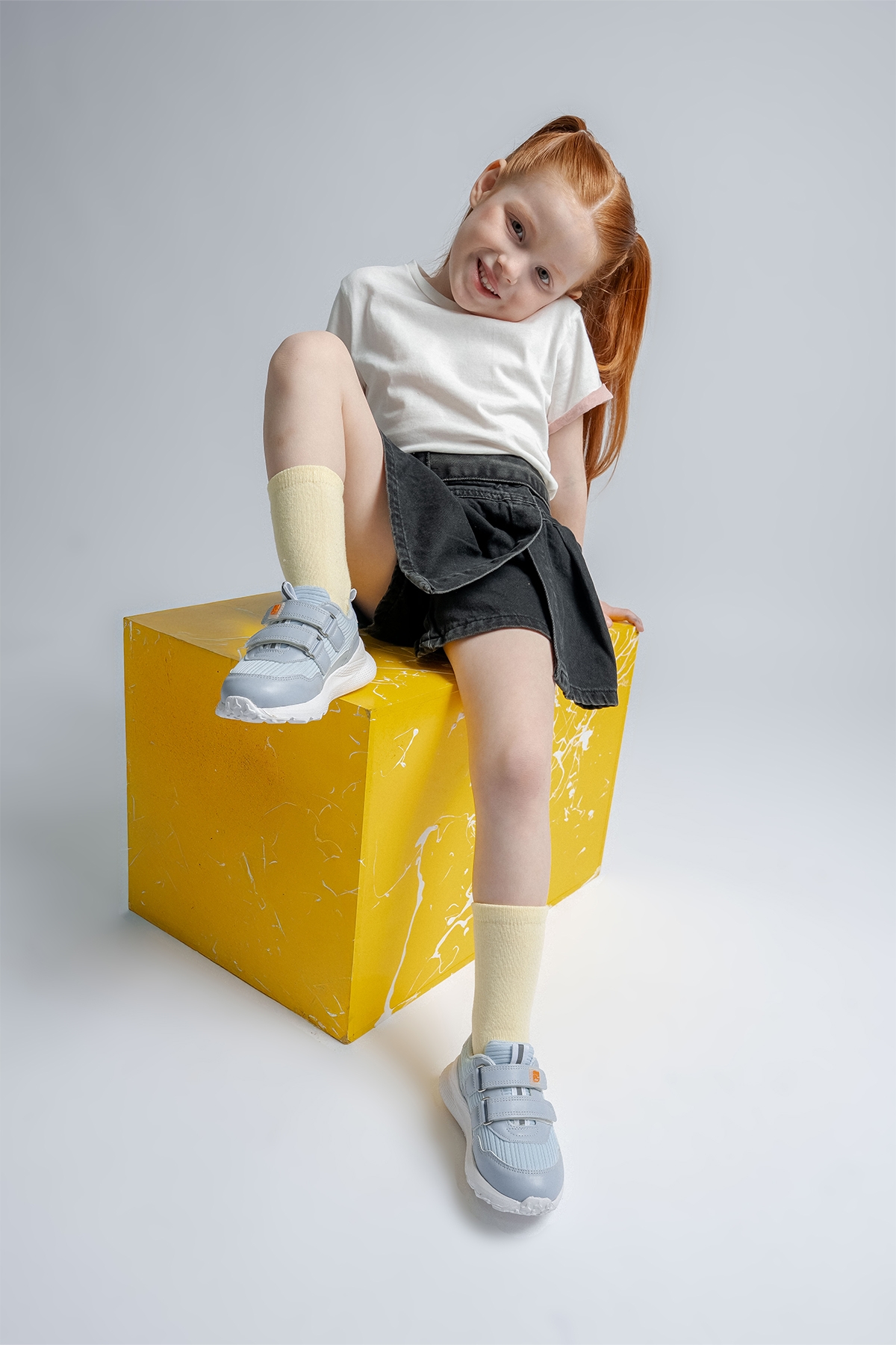 Kız Çocuk Mavi Günlük Spor Ayakkabı - Görsel 4