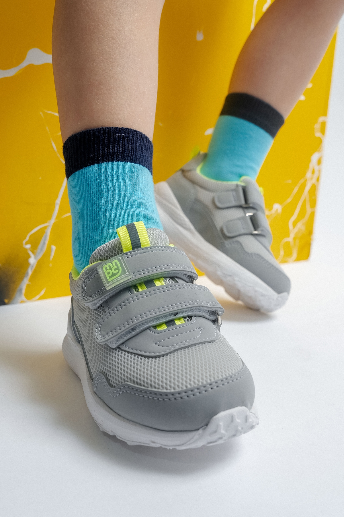 Erkek Çocuk Gri Spor Ayakkabı - Görsel 4
