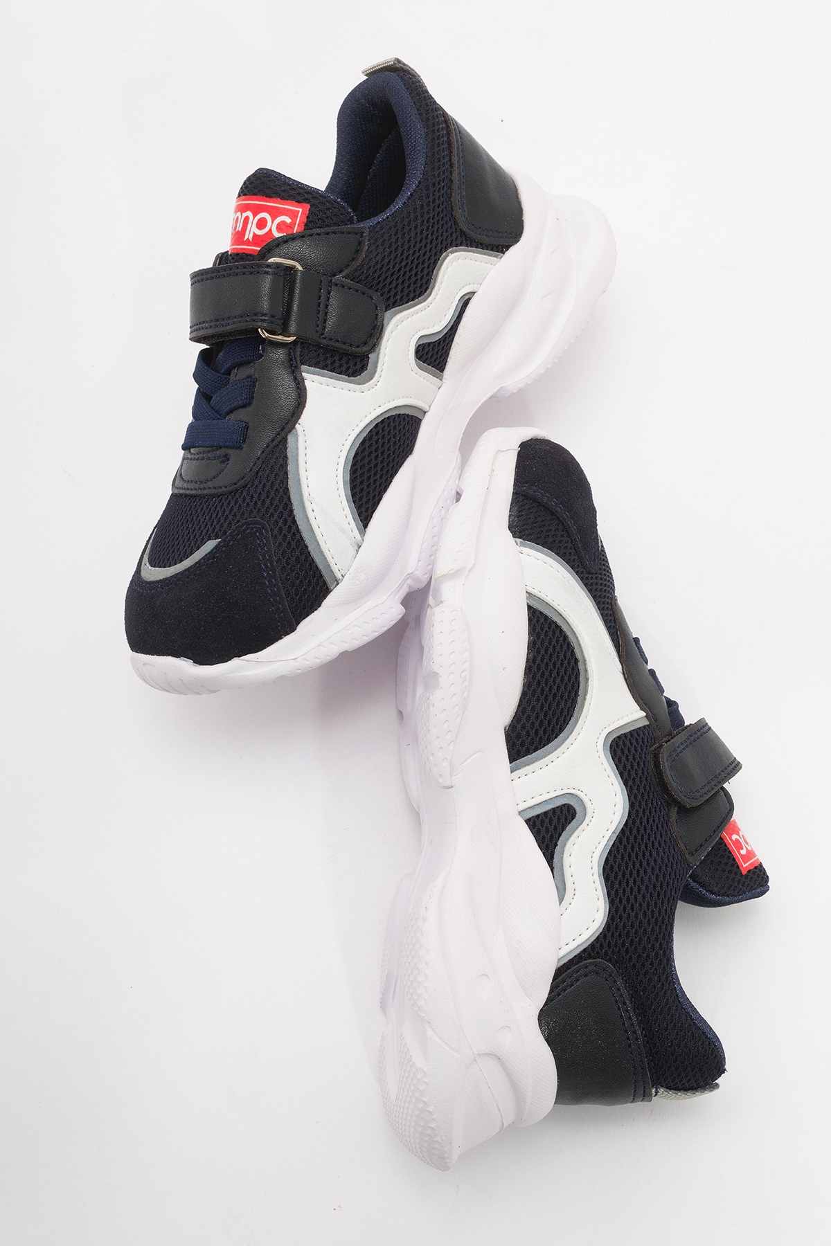 Erkek Çocuk Lacivert Hakiki Deri Günlük Spor Ayakkabı - Görsel 5