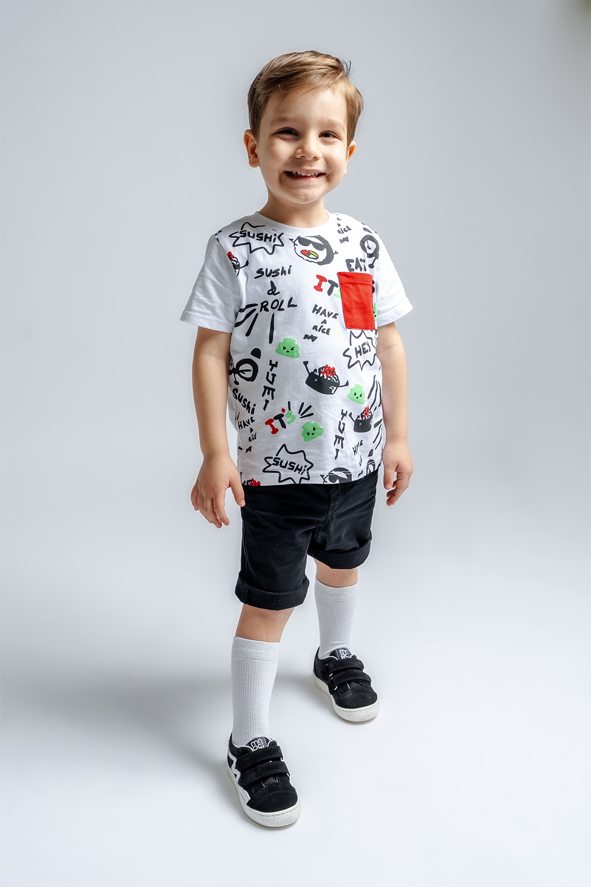 Erkek Çocuk Siyah Hakiki Deri Günlük Ayakkabı - Görsel 3