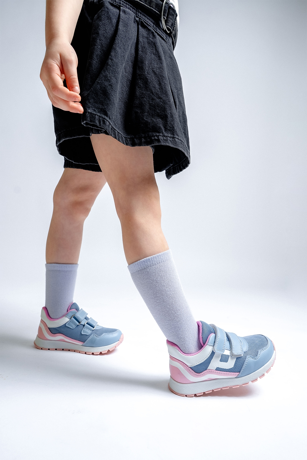 Kız Çocuk Mavi Günlük Spor Ayakkabı - Görsel 4