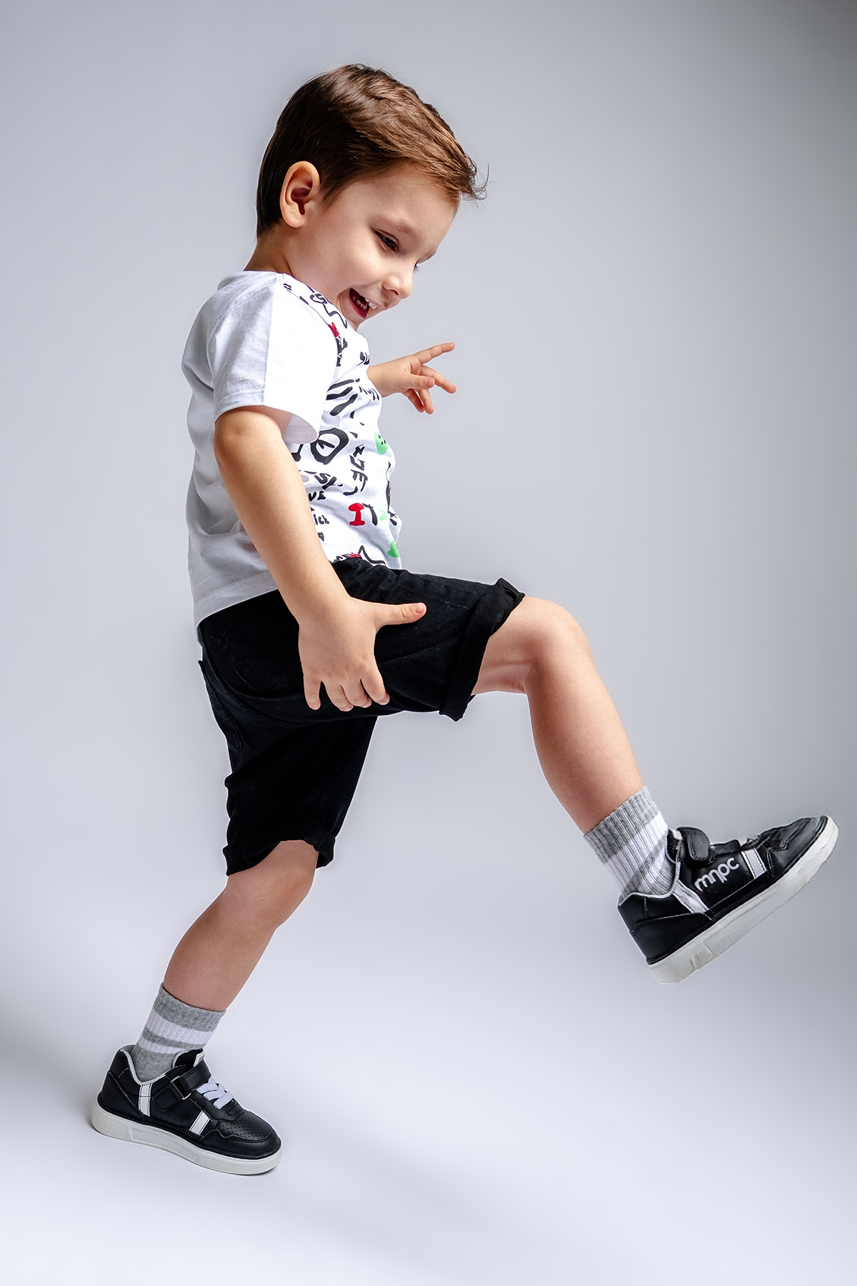 Erkek Çocuk Siyah Günlük Ayakkabı - Görsel 3