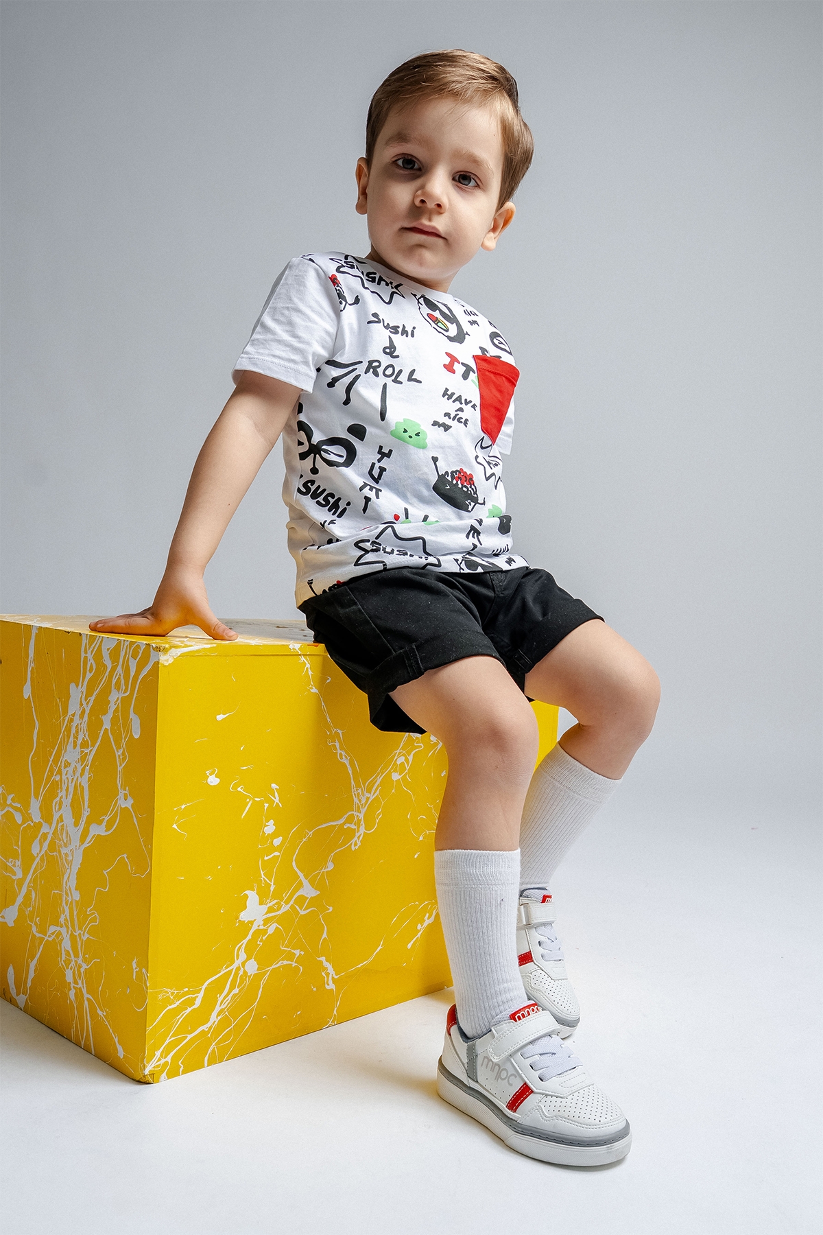 Erkek Çocuk Beyaz Günlük Ayakkabı - Görsel 2