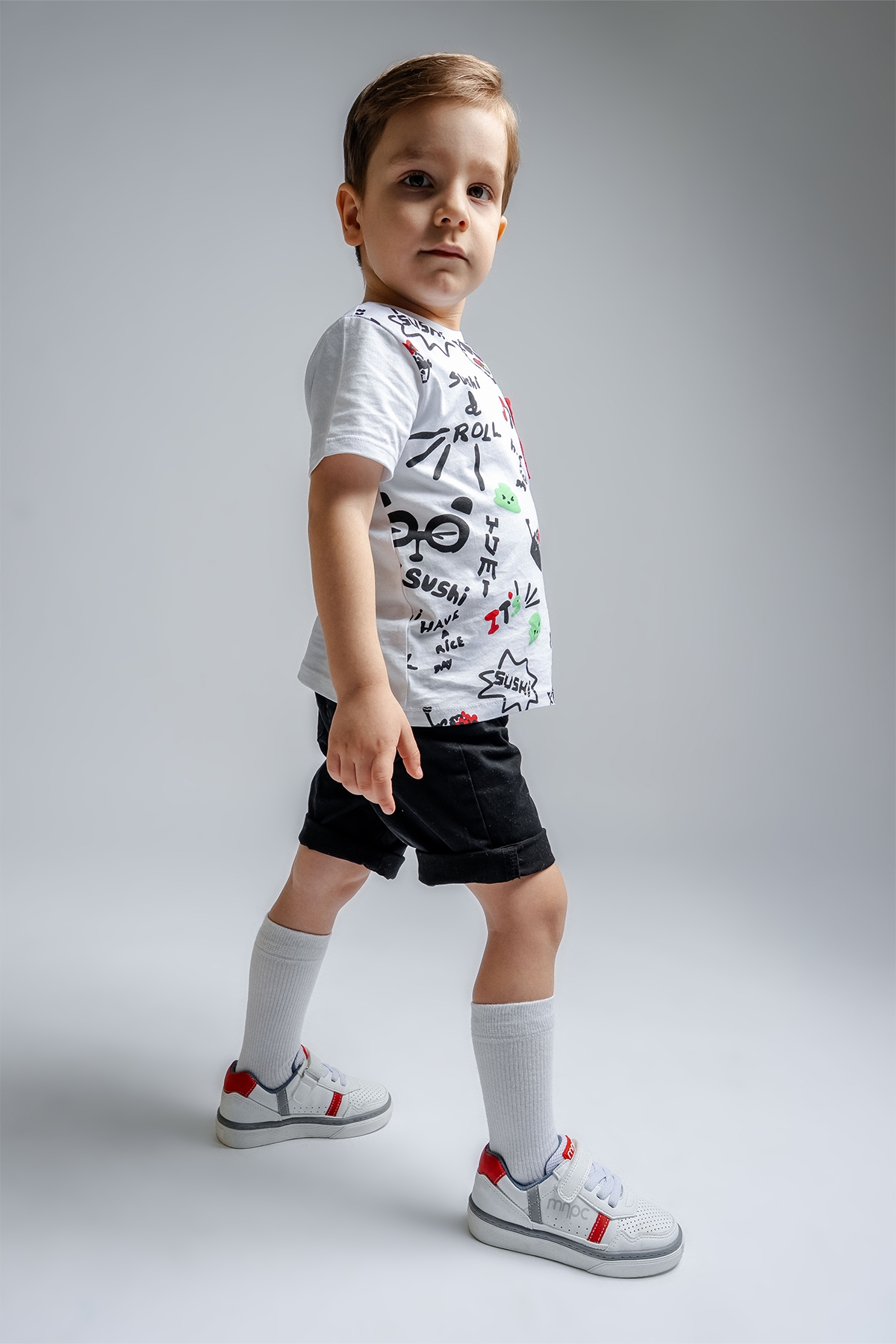 Erkek Çocuk Beyaz Günlük Ayakkabı - Görsel 3