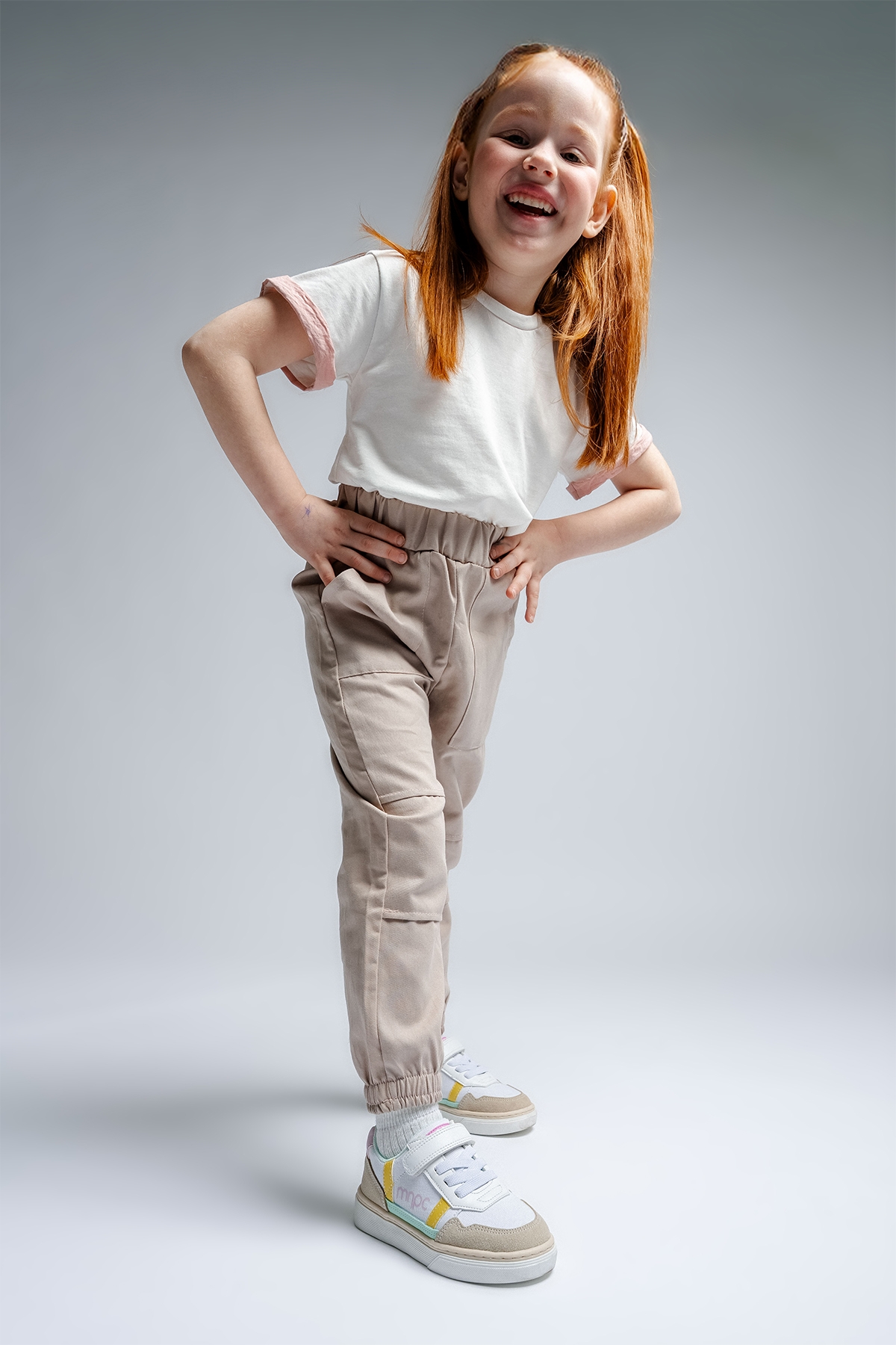 Kız Çocuk Bej Günlük Ayakkabı - Görsel 3