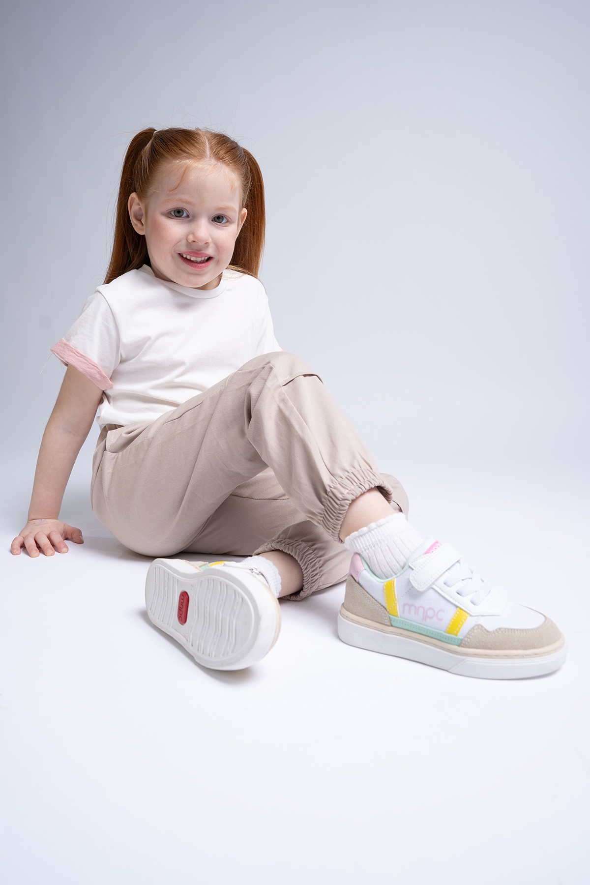 Kız Çocuk Bej Günlük Ayakkabı - Görsel 5