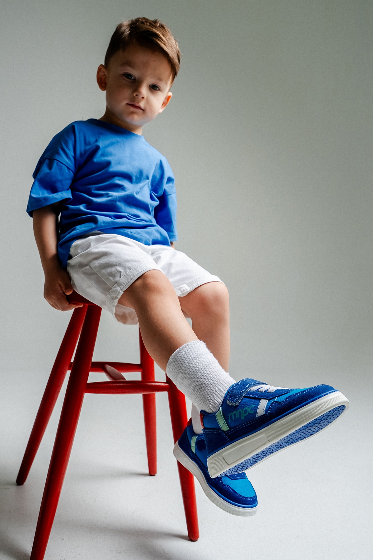 Erkek Çocuk Saks Mavi Günlük Ayakkabı - Görsel 3