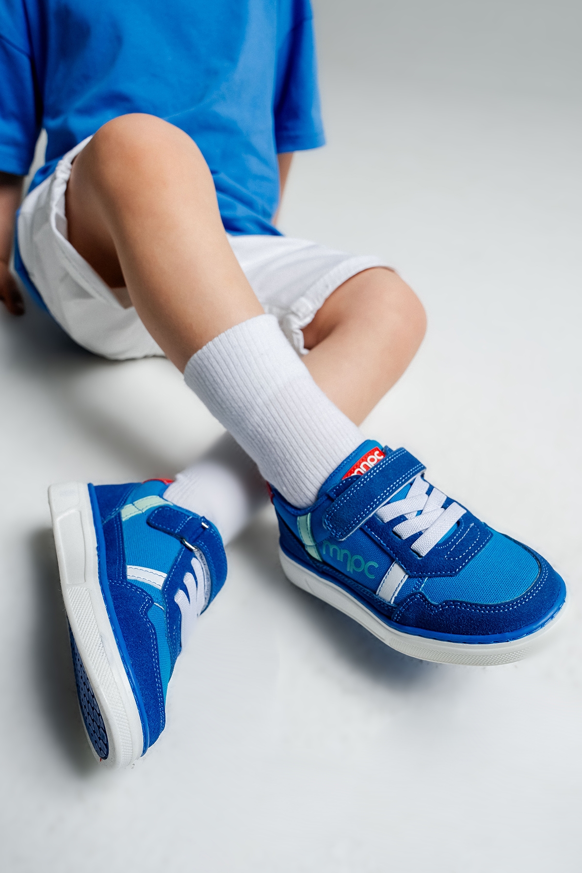 Erkek Çocuk Saks Mavi Günlük Ayakkabı - Görsel 4