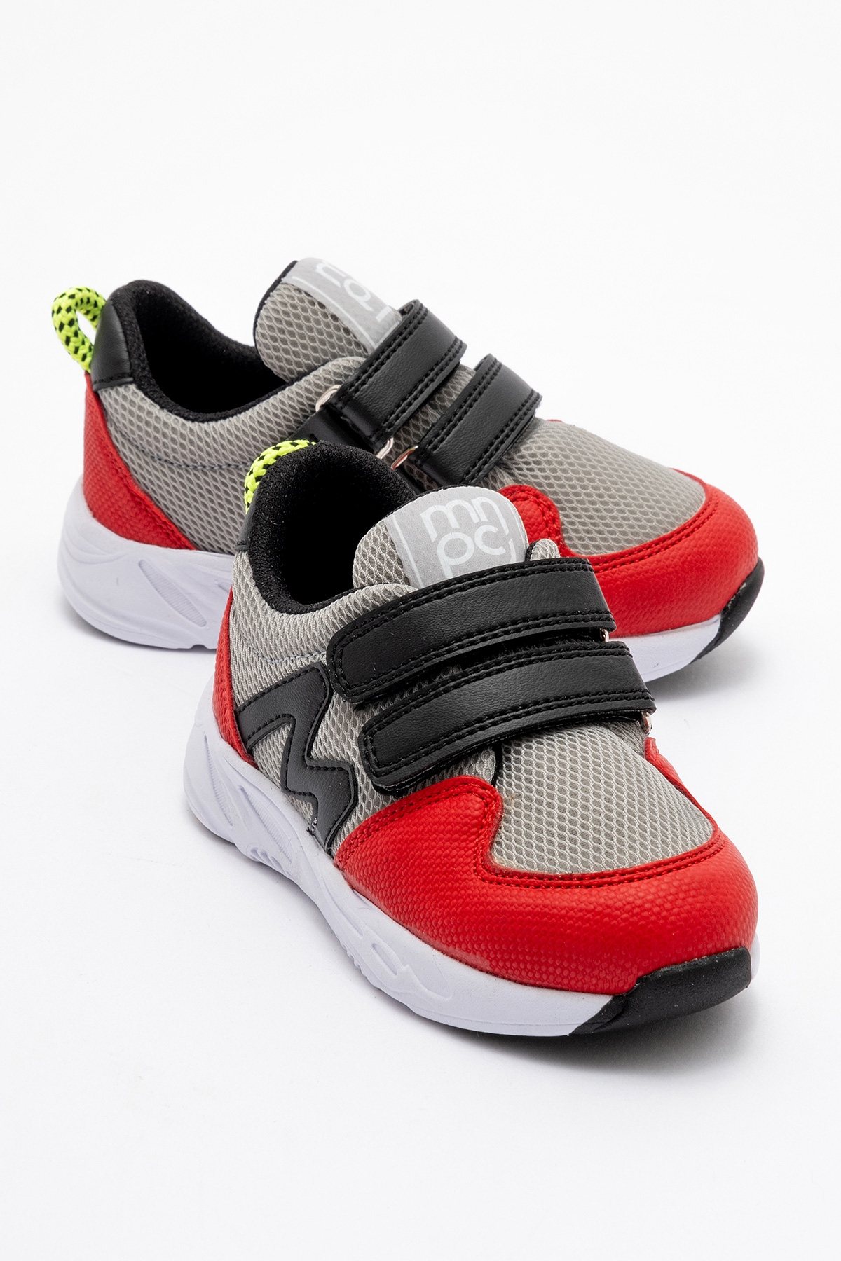 Erkek Çocuk Kırmızı-Gri Spor Ayakkabı - Görsel 2