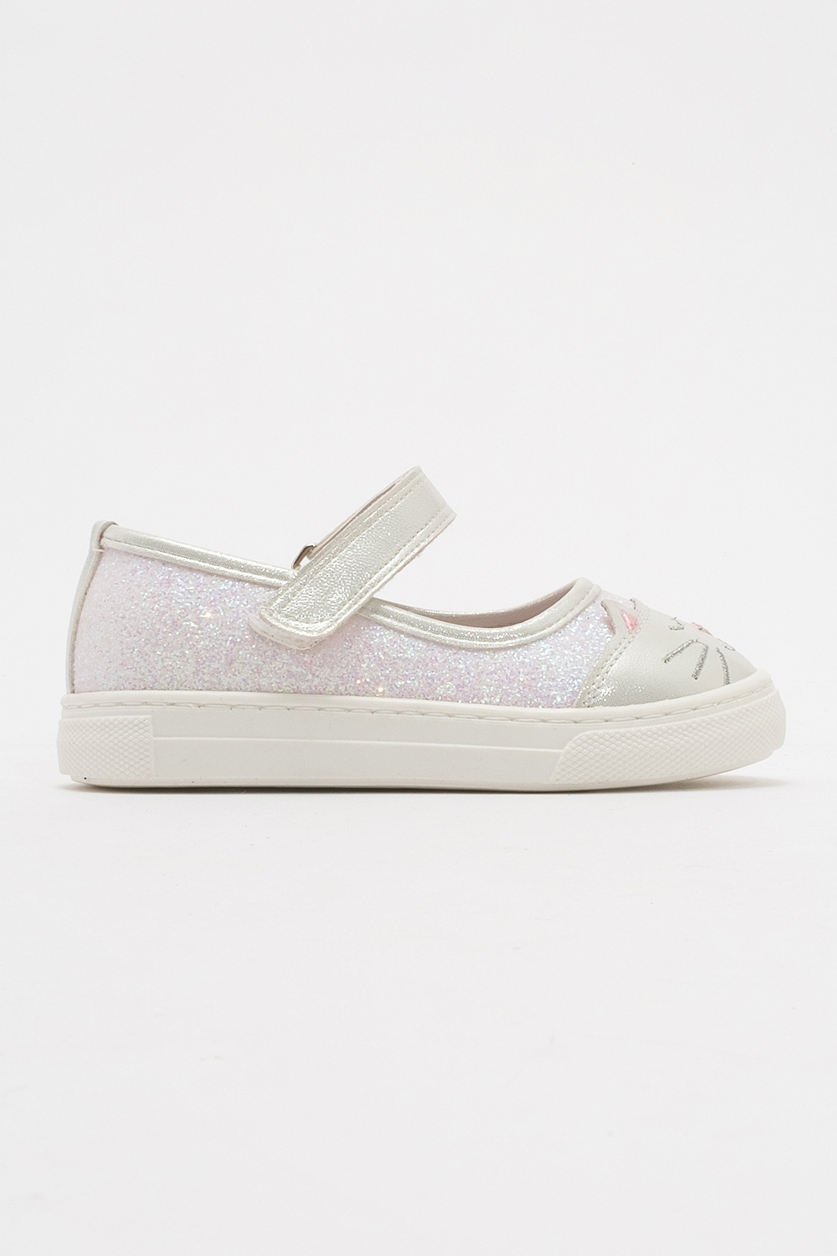 Kız Çocuk Sedef Kedili Günlük Babet - Görsel 6