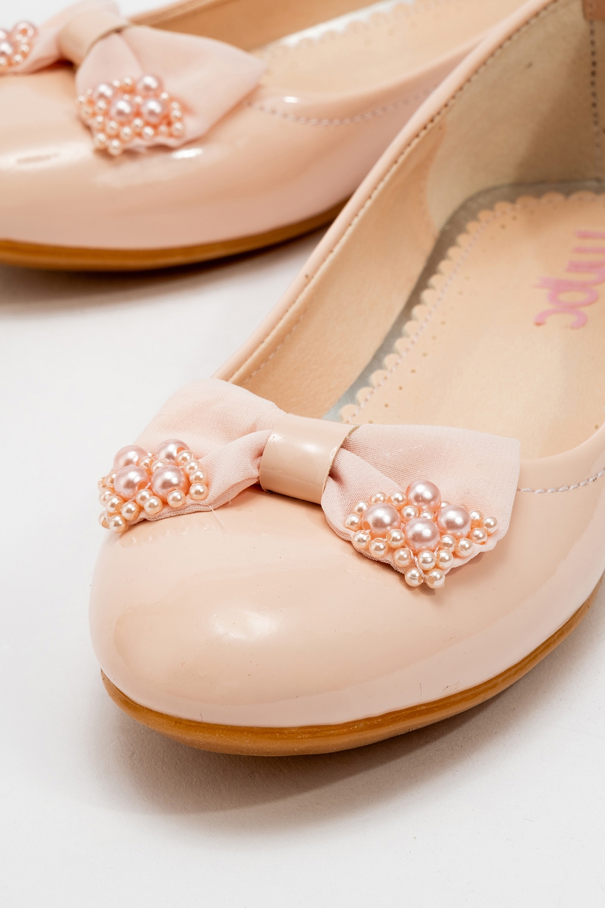 Kız Çocuk Pudra Fashion Babet - Görsel 3