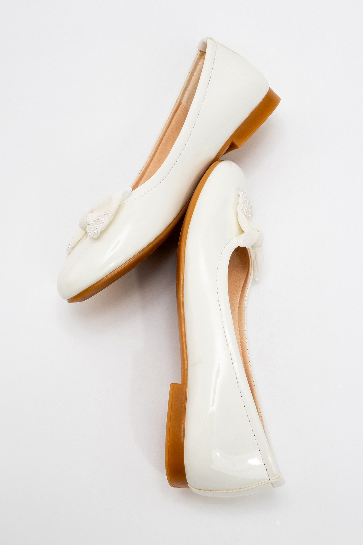 Kız Çocuk Beyaz Fashion Babet - Görsel 5