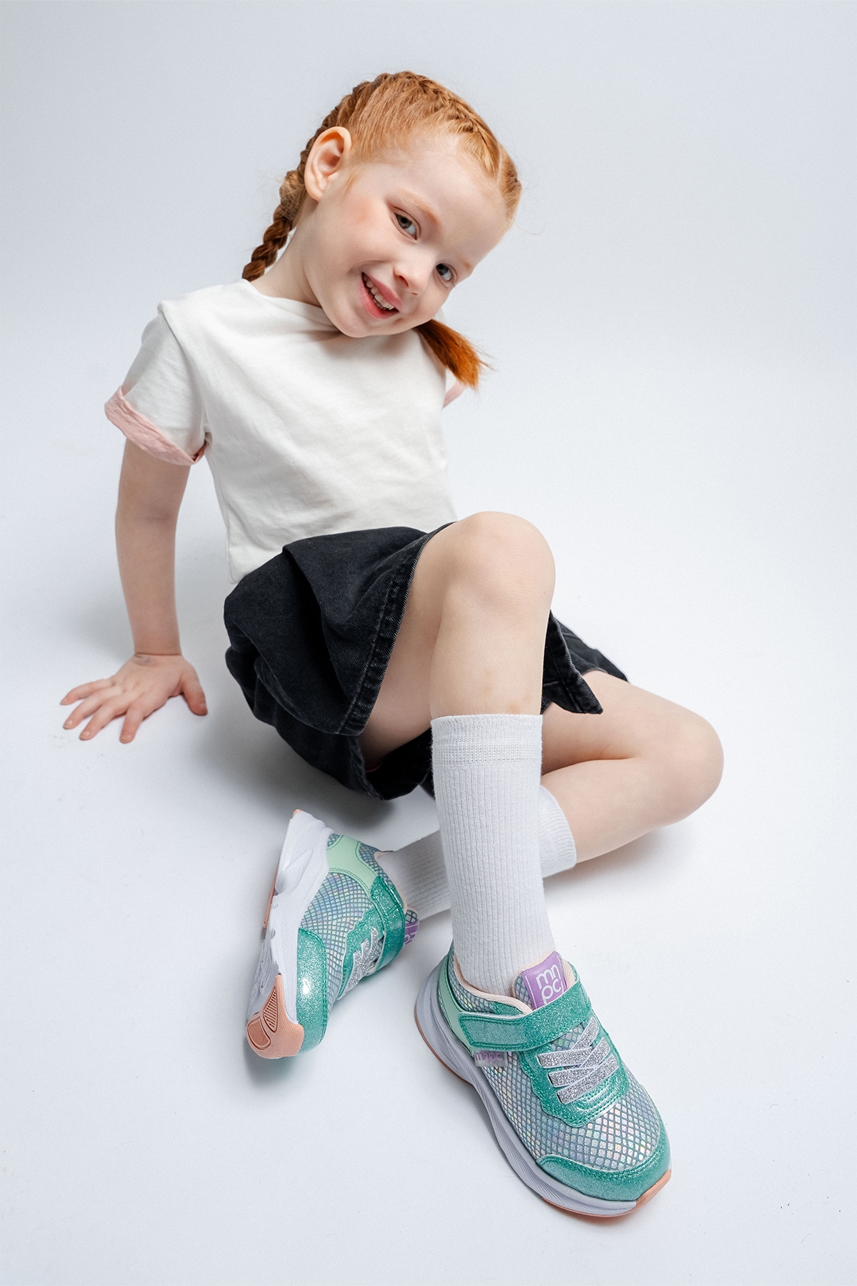 Kız Çocuk Yeşil Spor Ayakkabı - Görsel 2