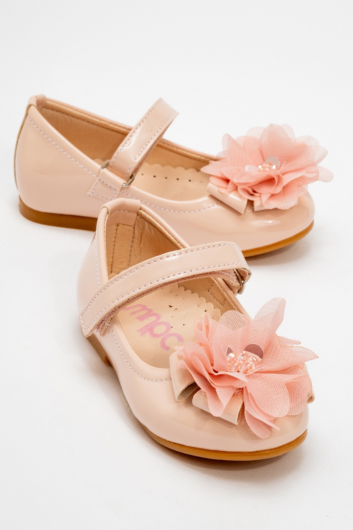 Kız Çocuk Pudra Fashion Babet - Görsel 2