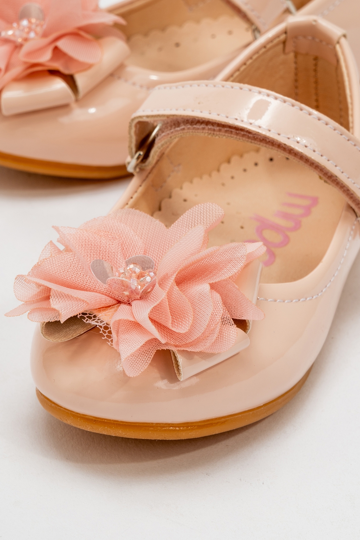 Kız Çocuk Pudra Fashion Babet - Görsel 3