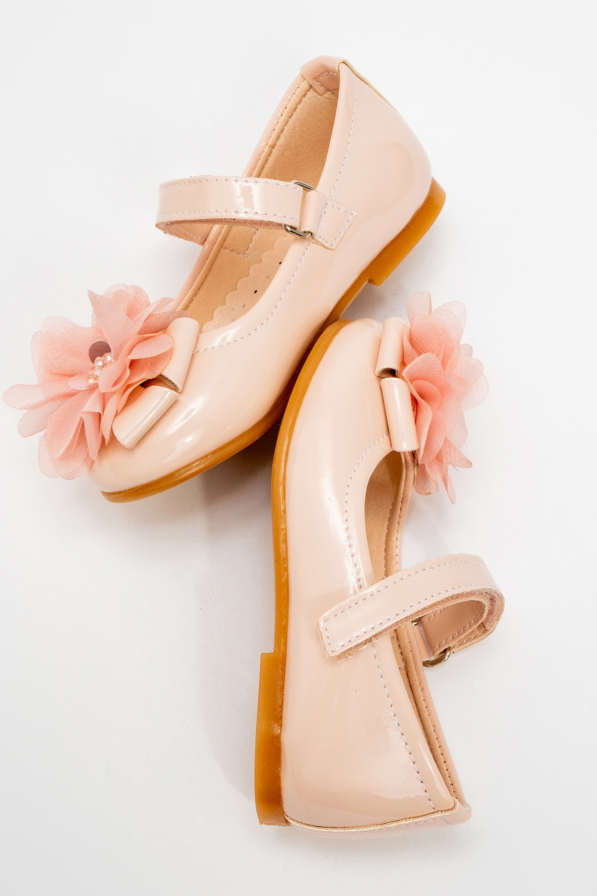 Kız Çocuk Pudra Fashion Babet - Görsel 5