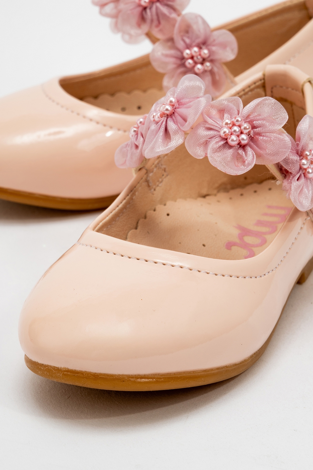 Kız Çocuk Pudra Fashion Babet - Görsel 3