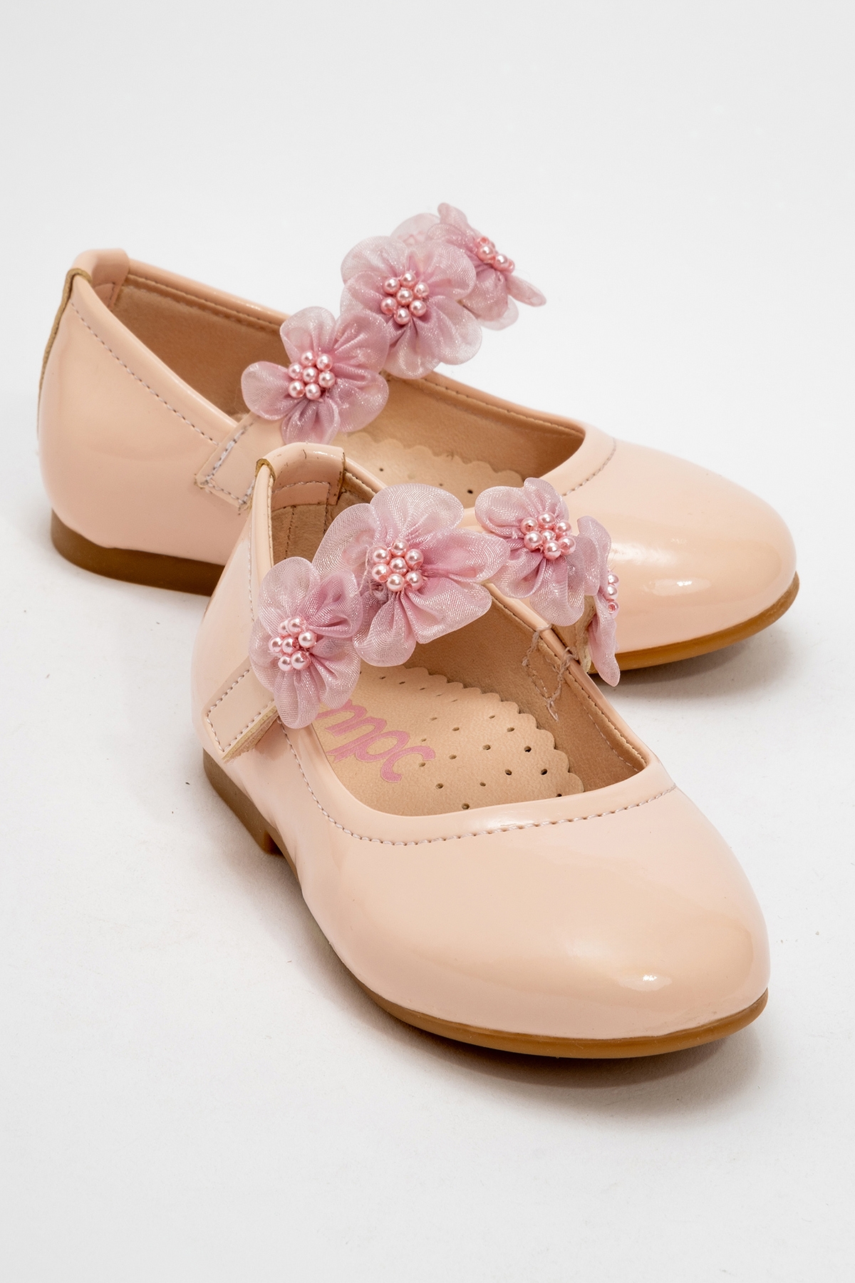 Kız Çocuk Pudra Fashion Babet - Görsel 2