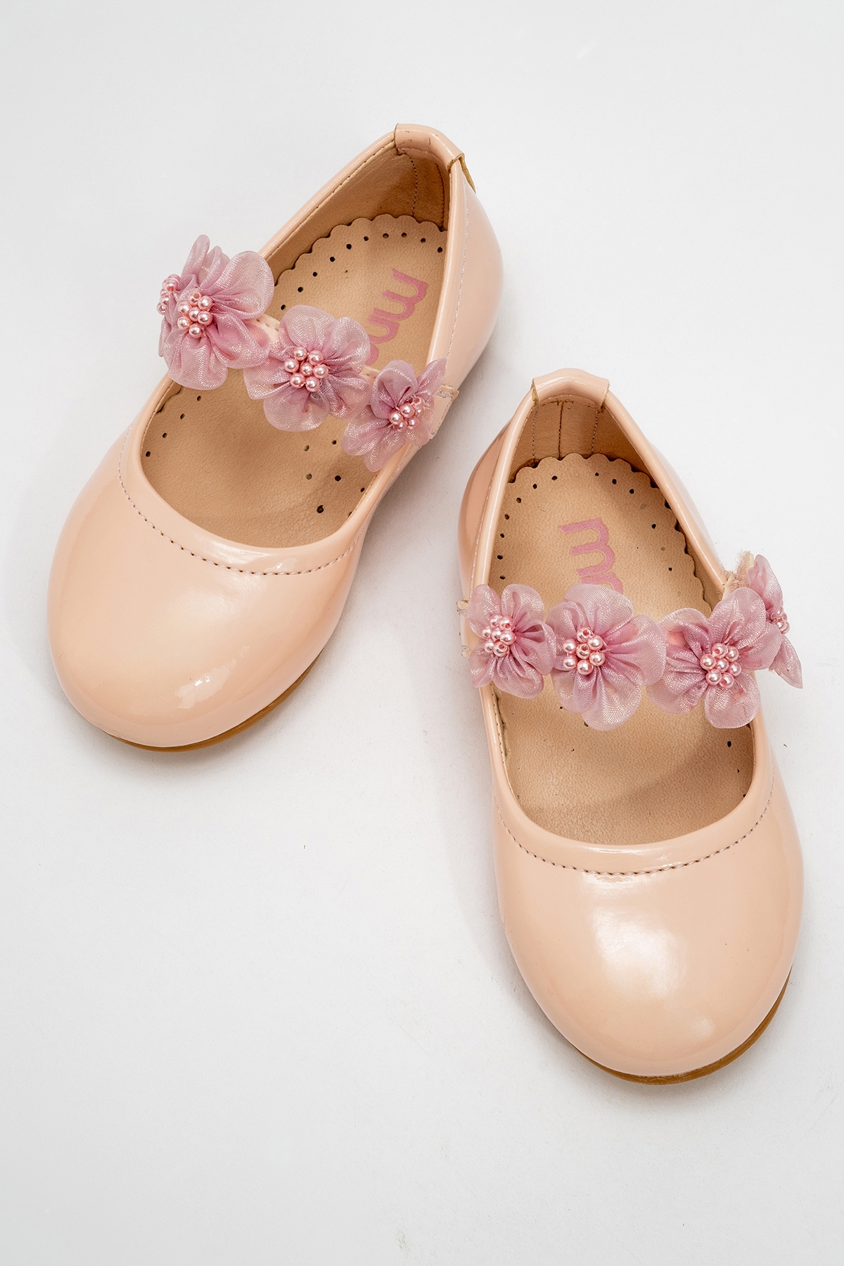 Kız Çocuk Pudra Fashion Babet - Görsel 4