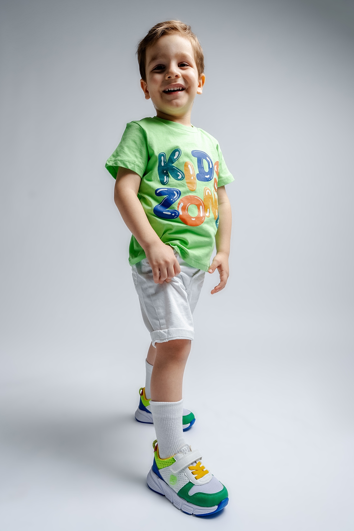 Erkek Çocuk Yeşil Günlük Spor Ayakkabı - Görsel 2