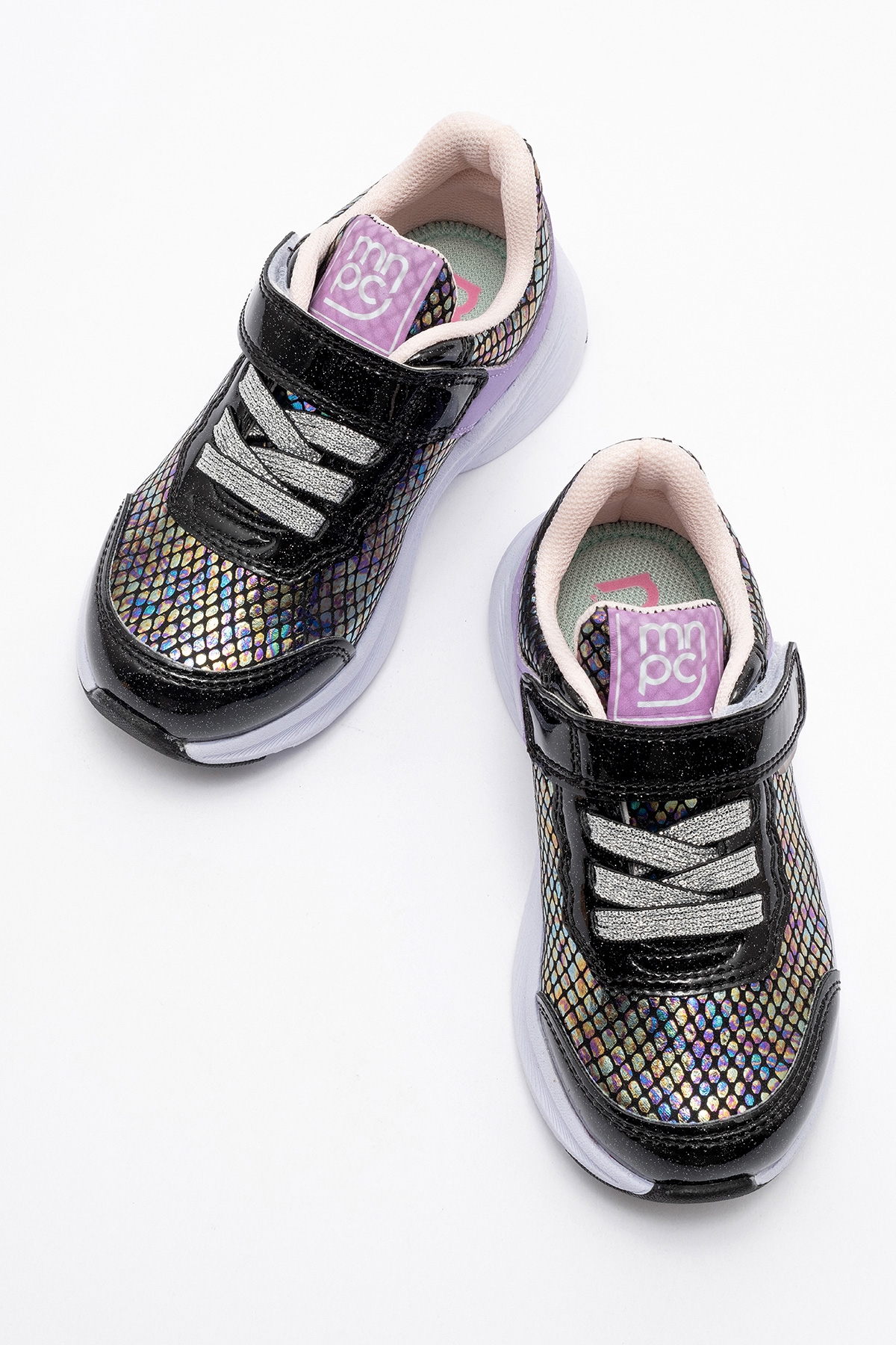 Kız Çocuk Siyah Spor Ayakkabı - Görsel 4