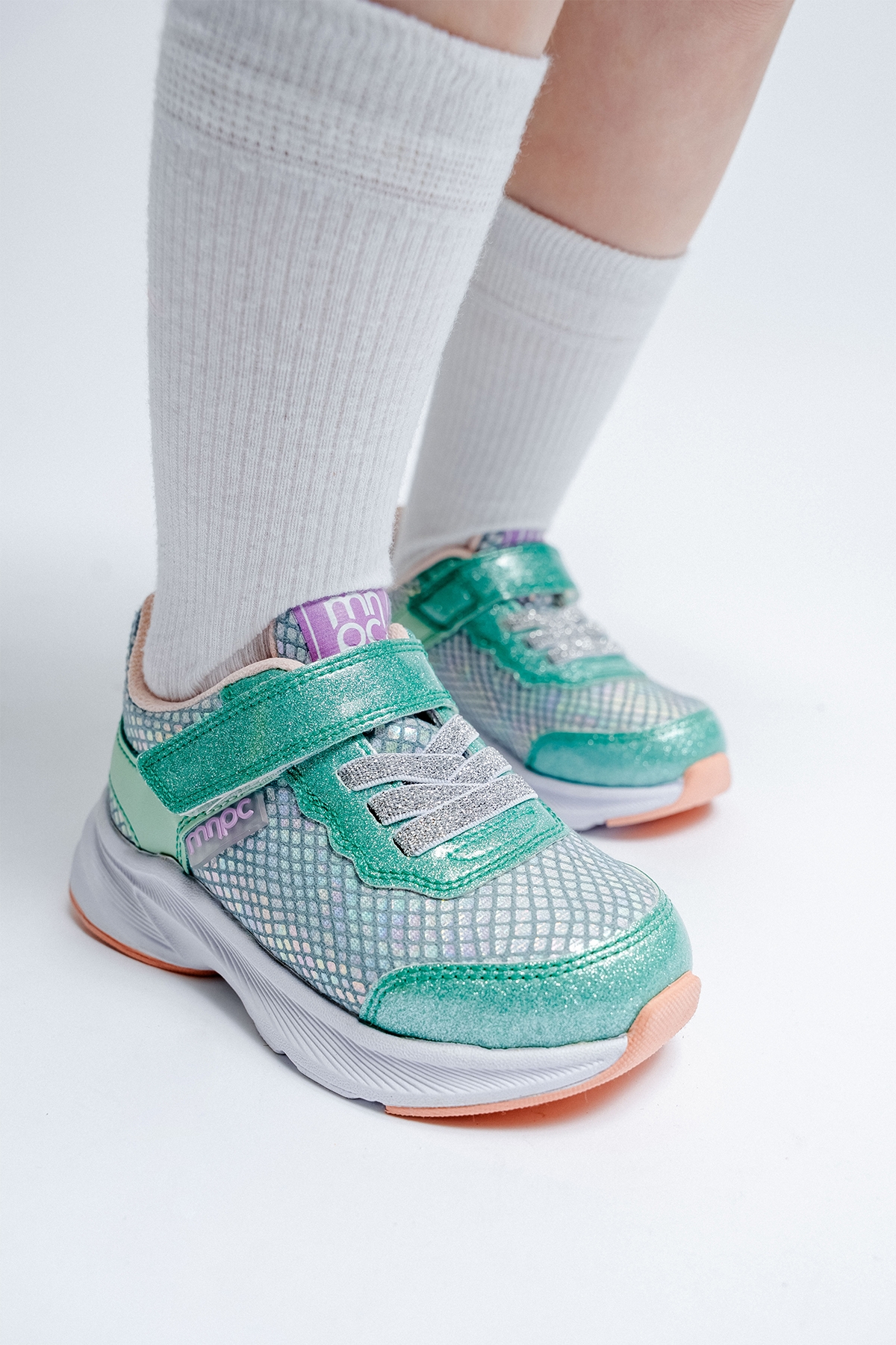 Kız Çocuk Yeşil Spor Ayakkabı - Görsel 6