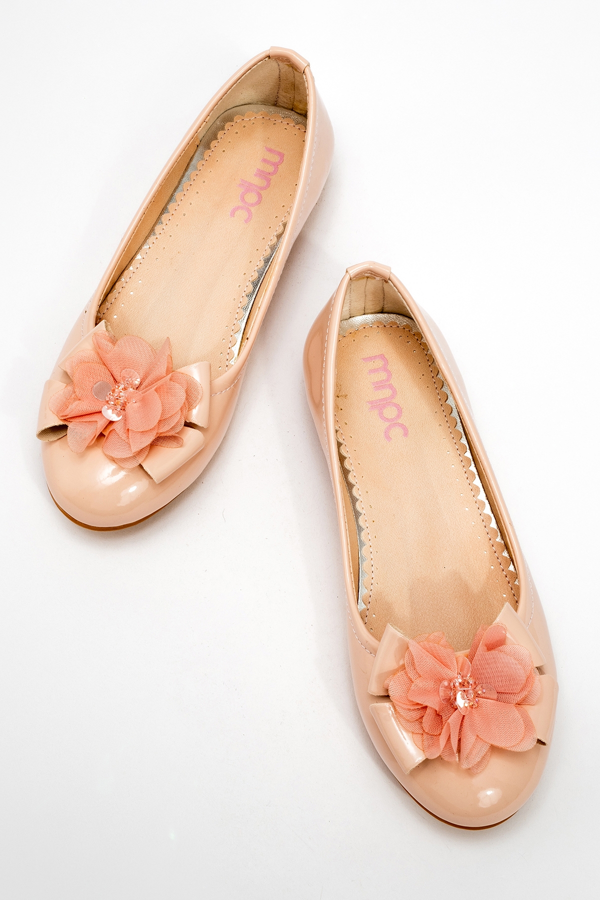 Kız Çocuk Pudra Fashion Babet - Görsel 4