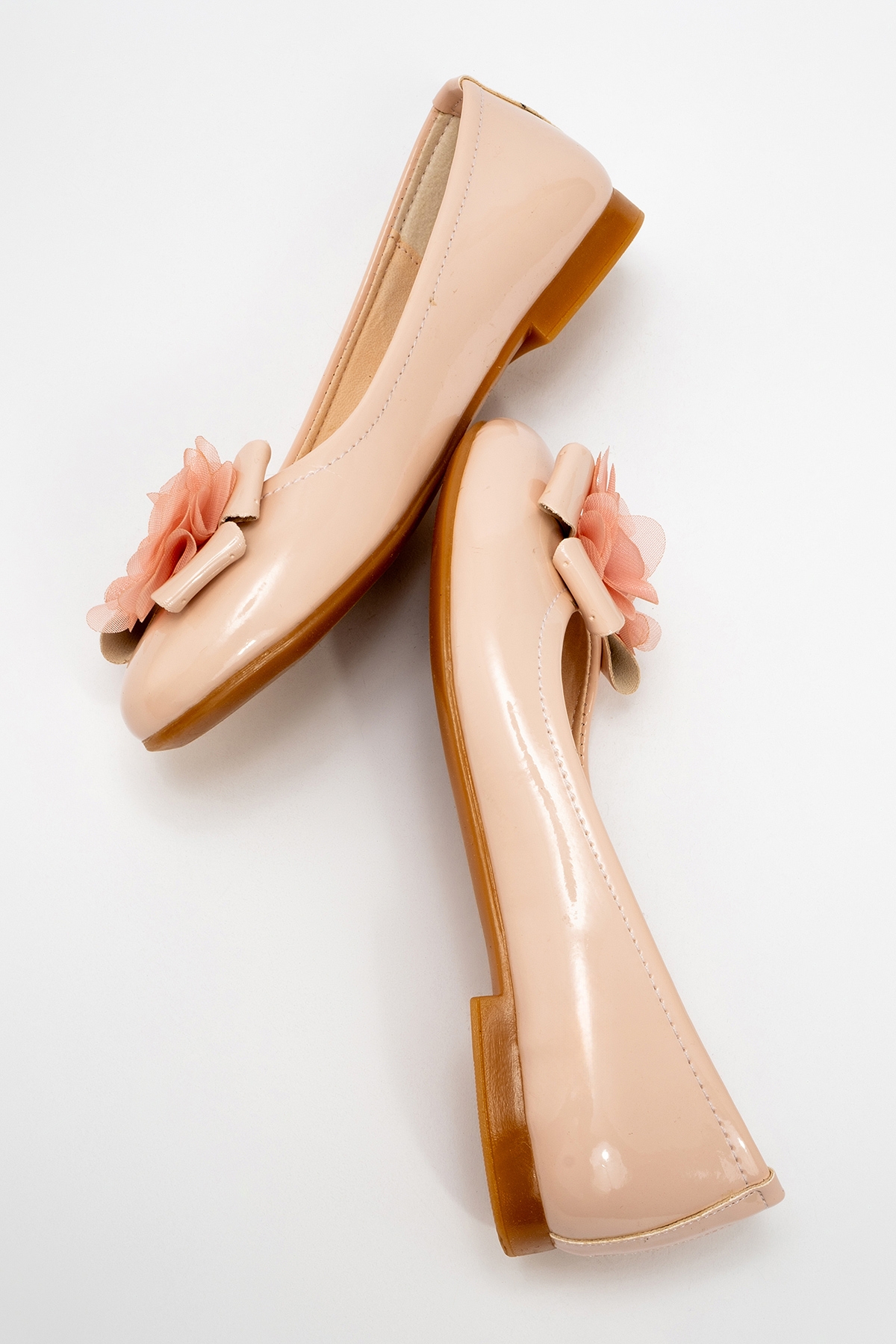 Kız Çocuk Pudra Fashion Babet - Görsel 5