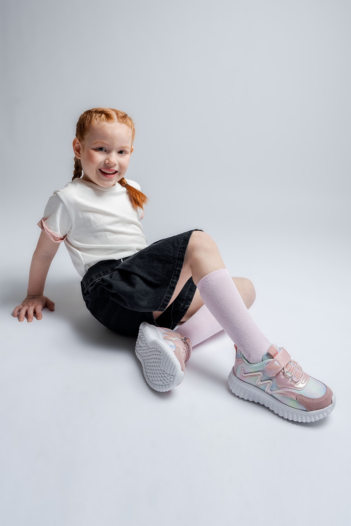 Kız Çocuk Pudra Spor Ayakkabı - Görsel 2