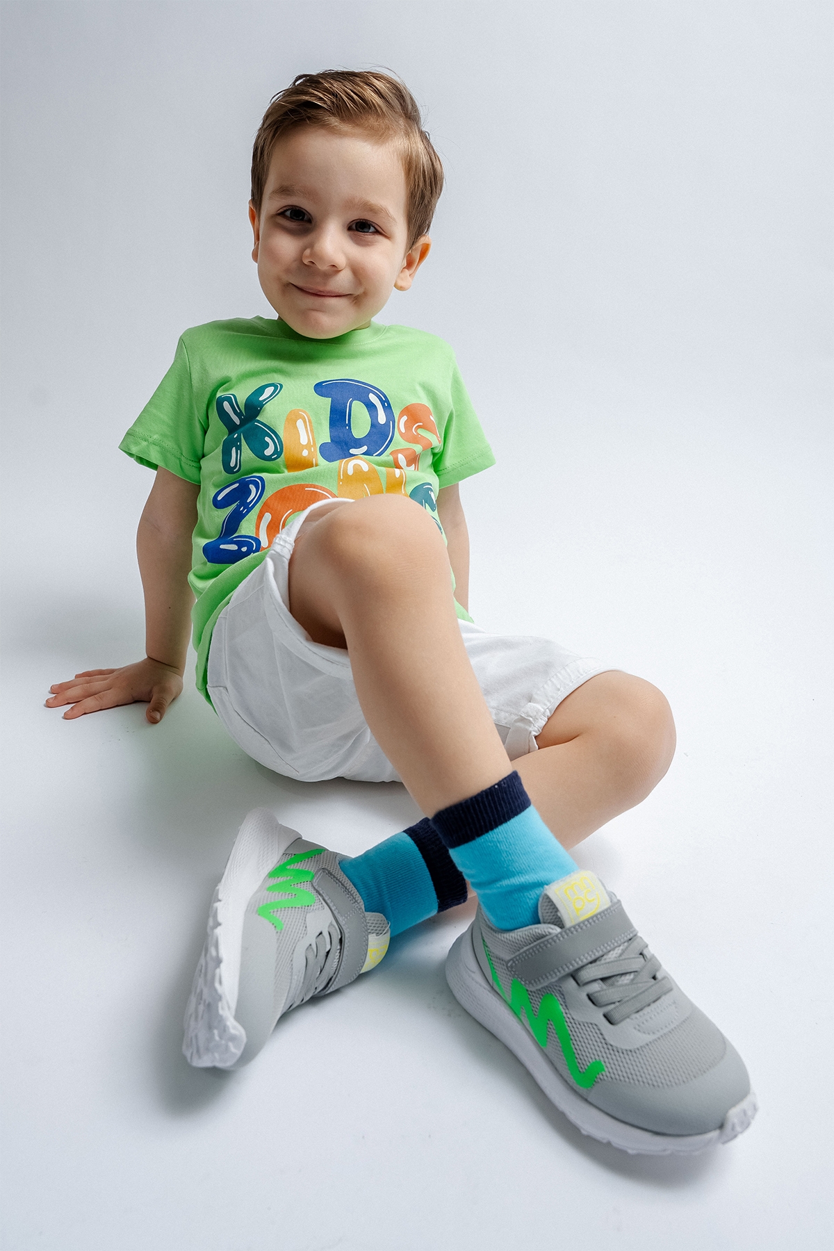 Erkek Çocuk Gri Spor Ayakkabı - Görsel 3