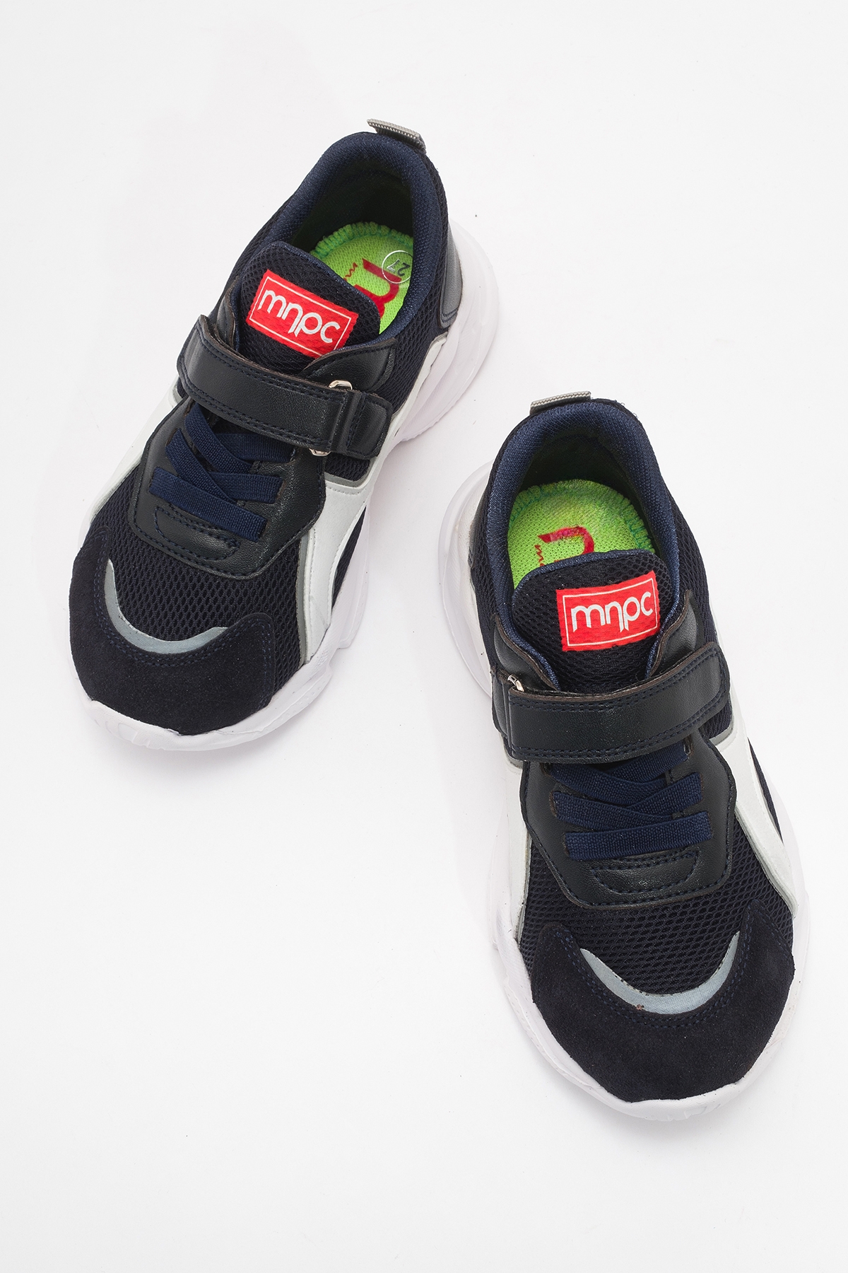 Erkek Çocuk Lacivert Hakiki Deri Günlük Spor Ayakkabı - Görsel 4