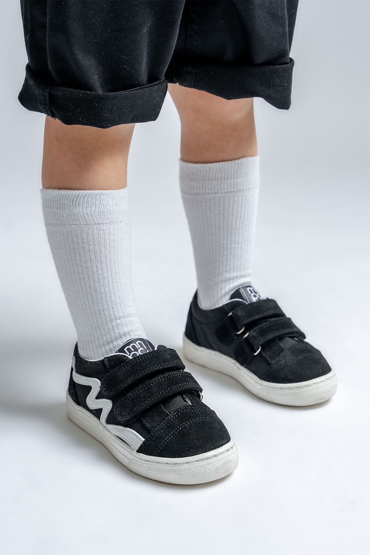 Erkek Çocuk Siyah Hakiki Deri Günlük Ayakkabı - Görsel 4