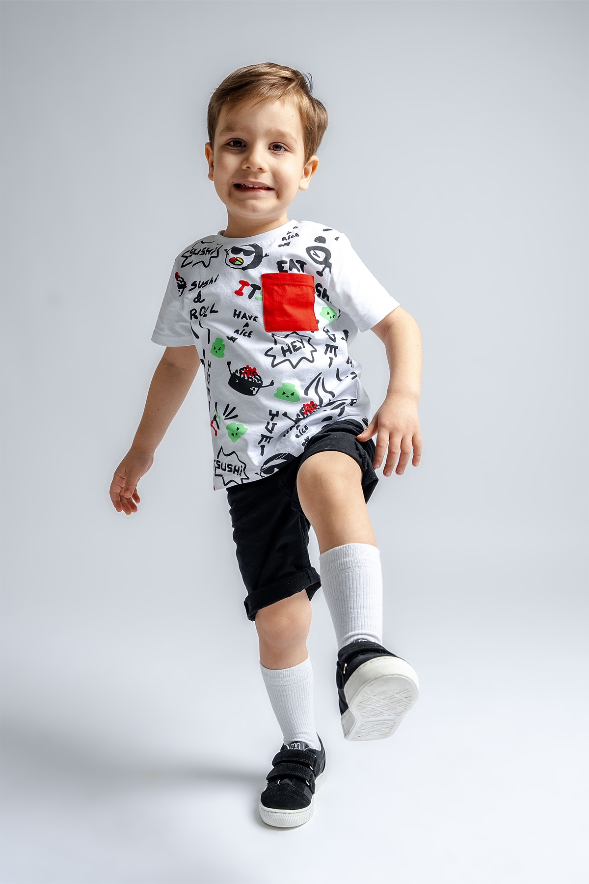 Erkek Çocuk Siyah Hakiki Deri Günlük Ayakkabı - Görsel 5