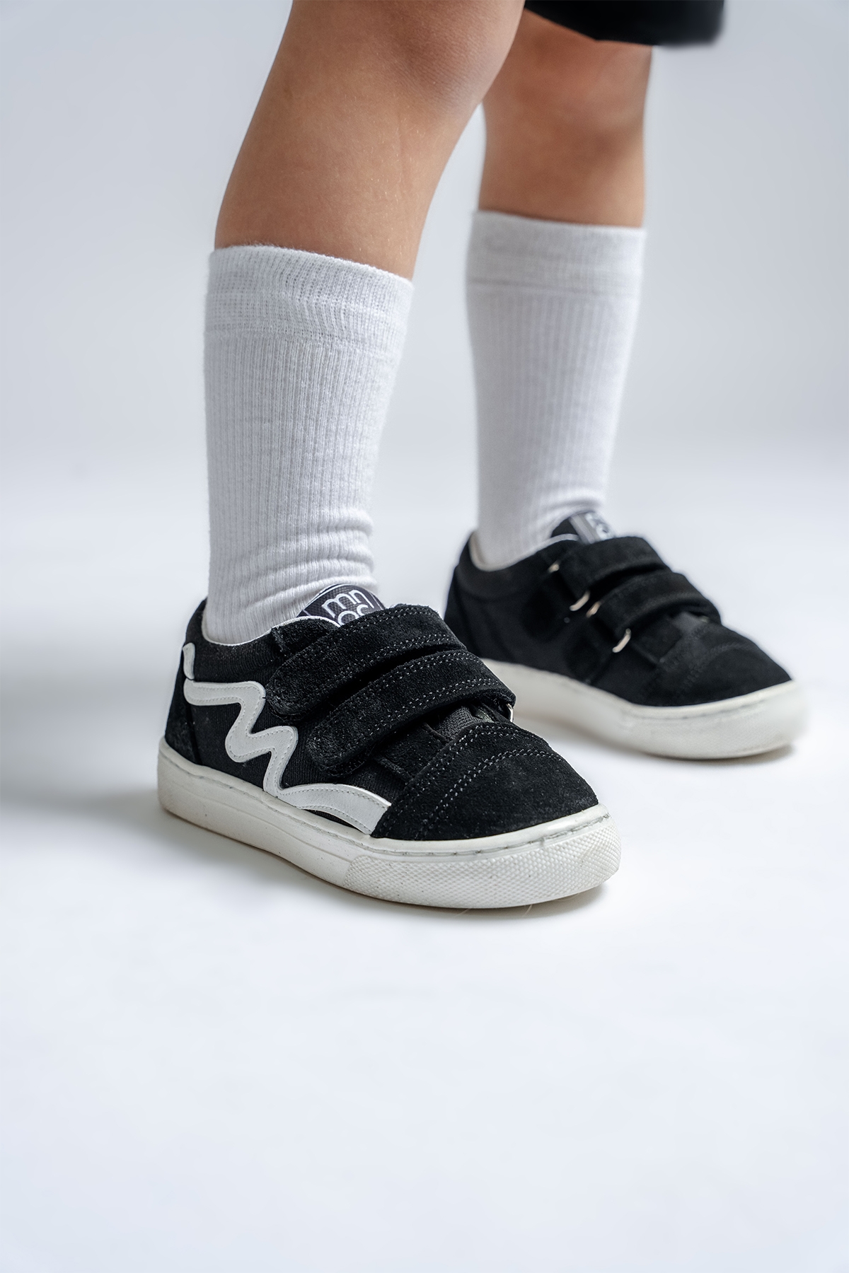 Erkek Çocuk Siyah Hakiki Deri Günlük Ayakkabı - Görsel 6