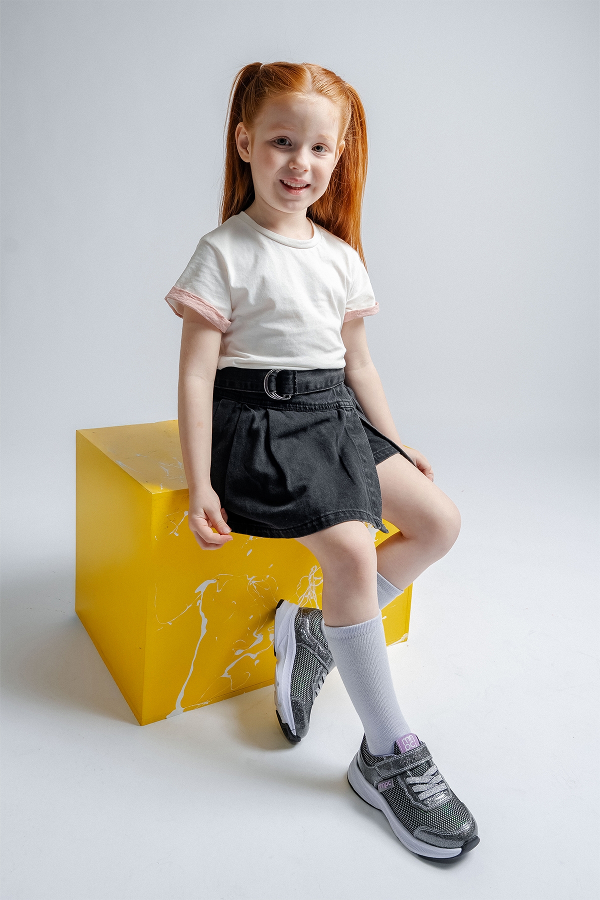 Kız Çocuk Platin Günlük Spor Ayakkabı - Görsel 2