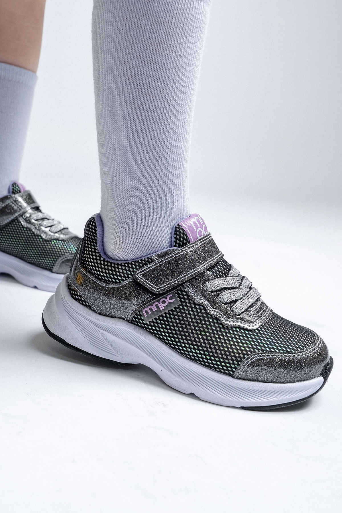 Kız Çocuk Platin Günlük Spor Ayakkabı - Görsel 6