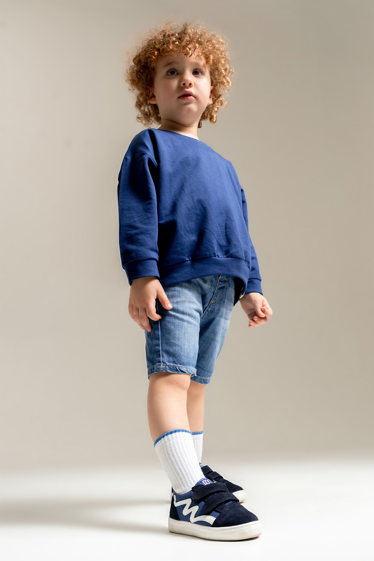 Erkek Çocuk Lacivert Hakiki Deri Günlük Ayakkabı - Görsel 2