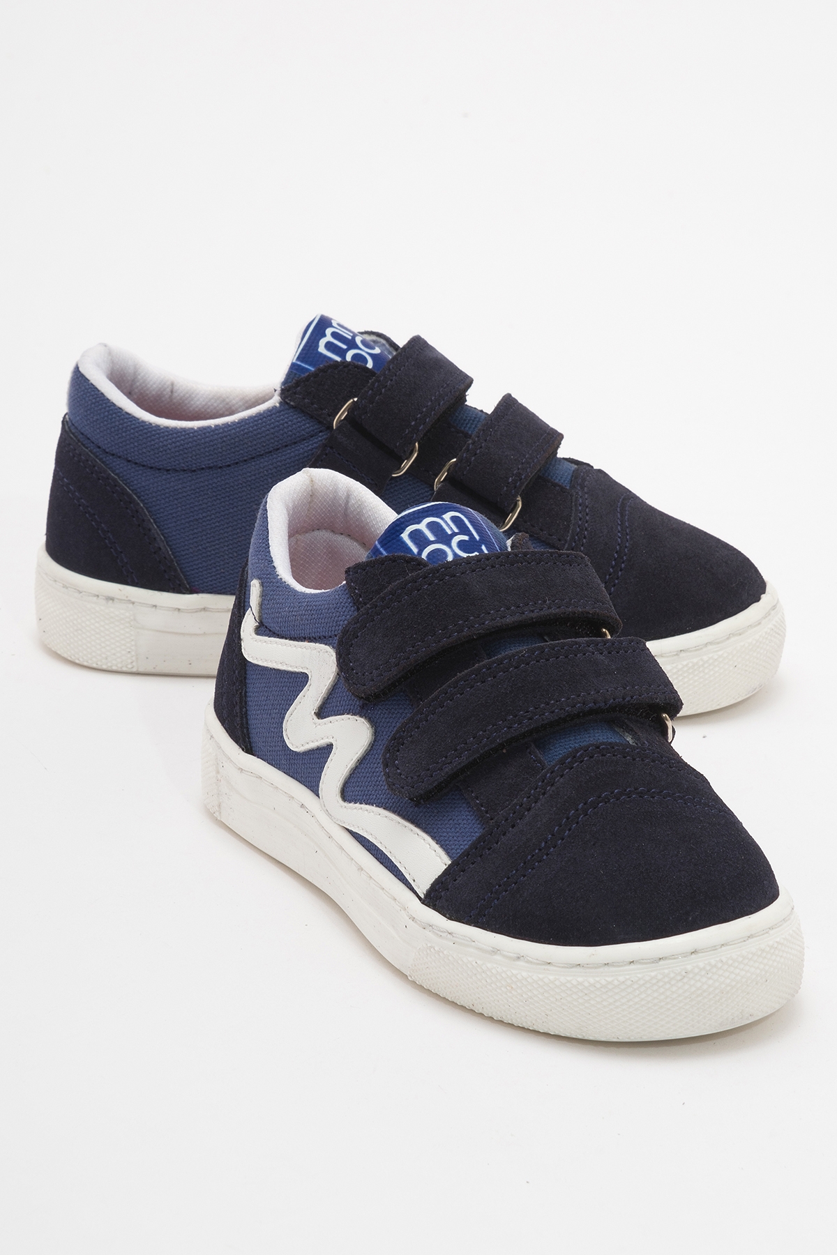Erkek Çocuk Lacivert Hakiki Deri Günlük Ayakkabı - Görsel 3