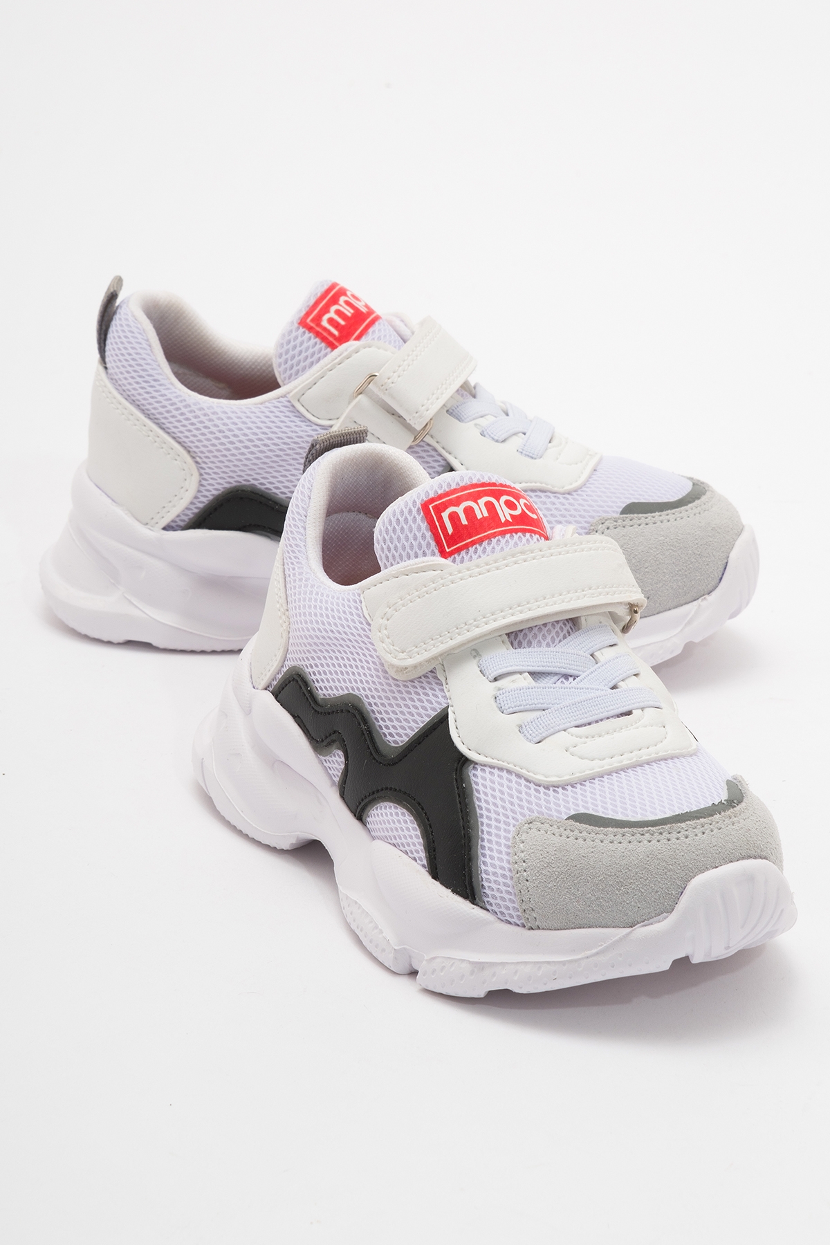 Erkek Çocuk Beyaz Hakiki Deri Günlük Spor Ayakkabı - Görsel 3